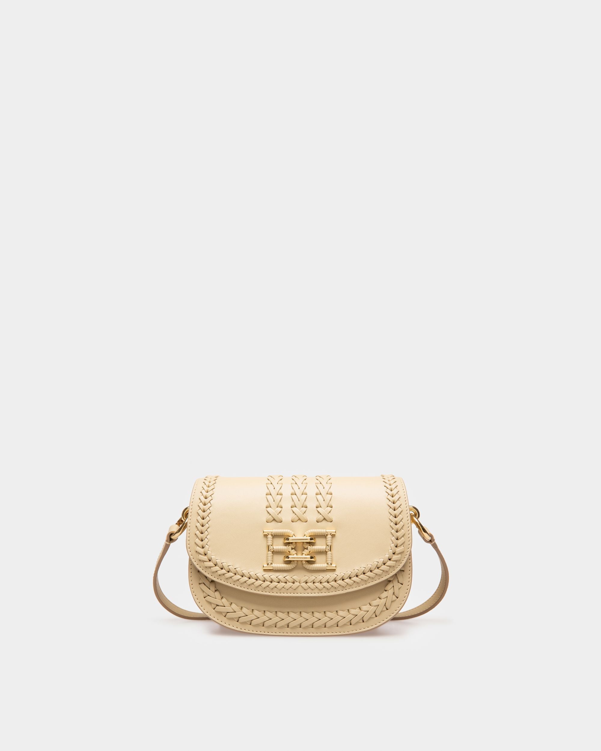 Baily Leather Minibag In Light Beige - Women's - Bally - 01