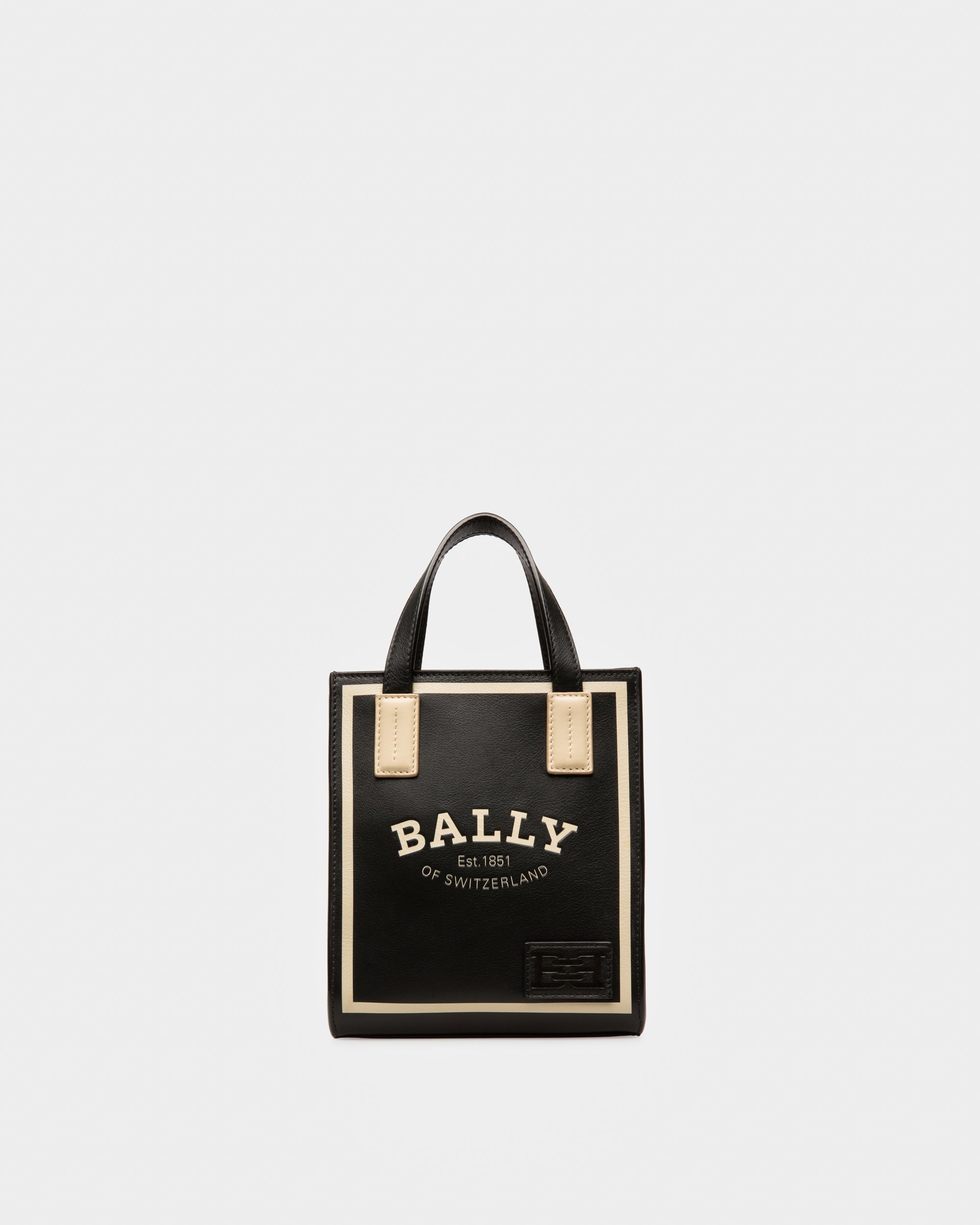 Crystalia Xs Leather Minibag In Black - Women's - Bally - 01