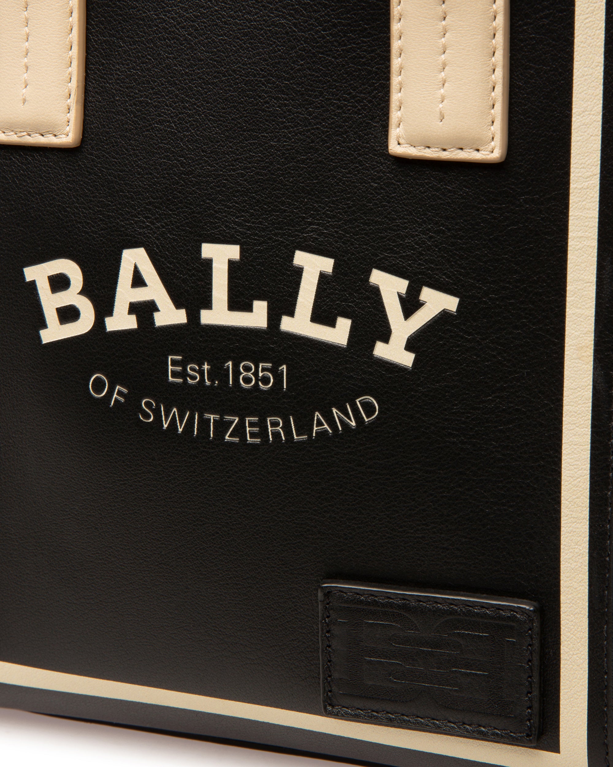 Crystalia Xs Leather Minibag In Black - Women's - Bally - 05