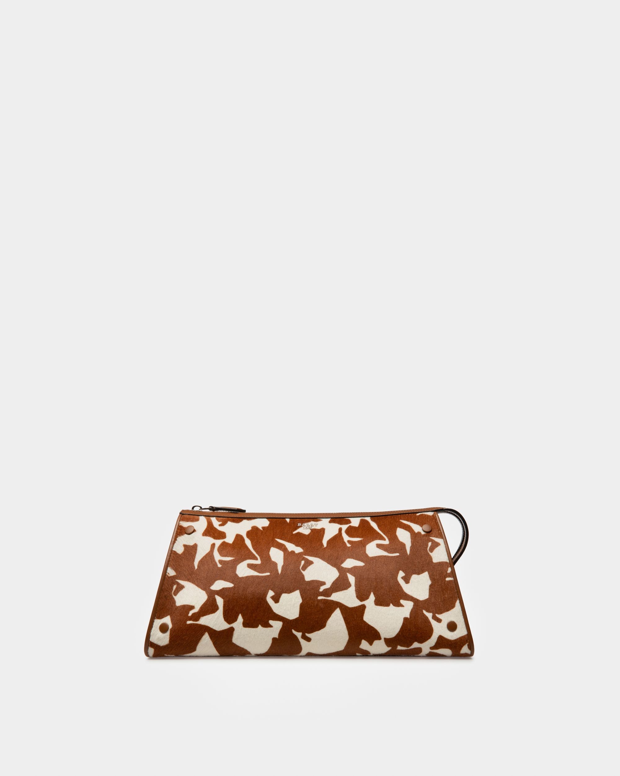 Arieel Leather Minibag In White & Brown - Women's - Bally - 01