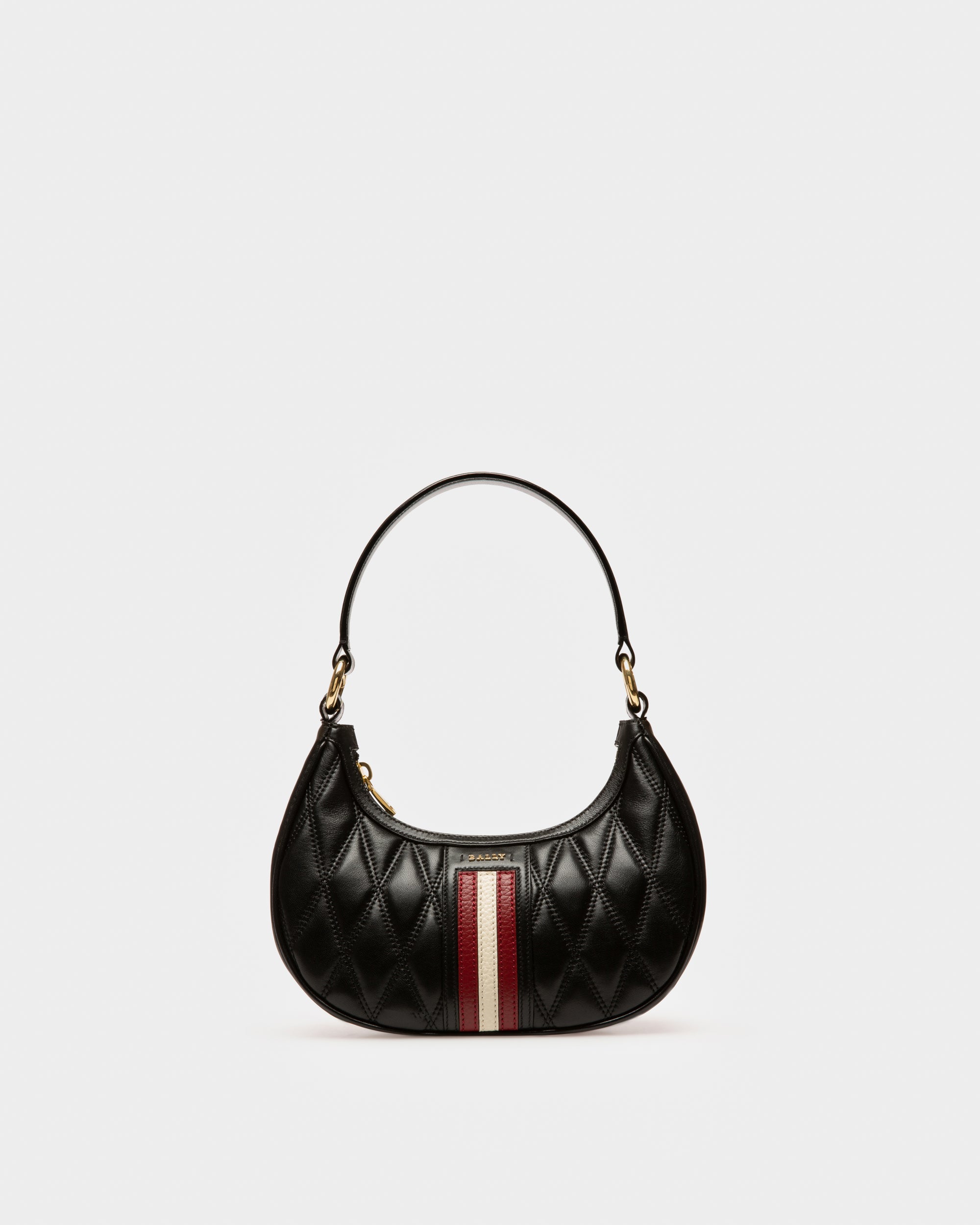 Deyr Leather Minibag In Black - Women's - Bally - 01