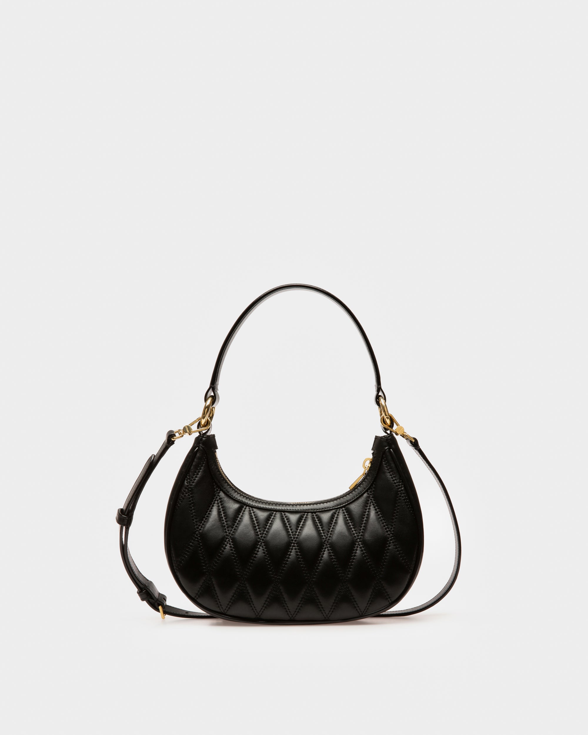 Deyr Leather Minibag In Black - Women's - Bally - 02