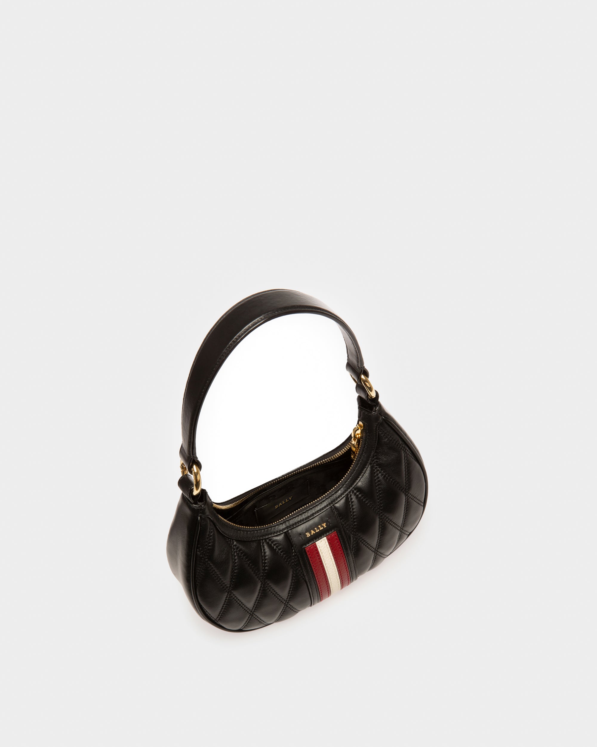 Deyr Leather Minibag In Black - Women's - Bally - 03
