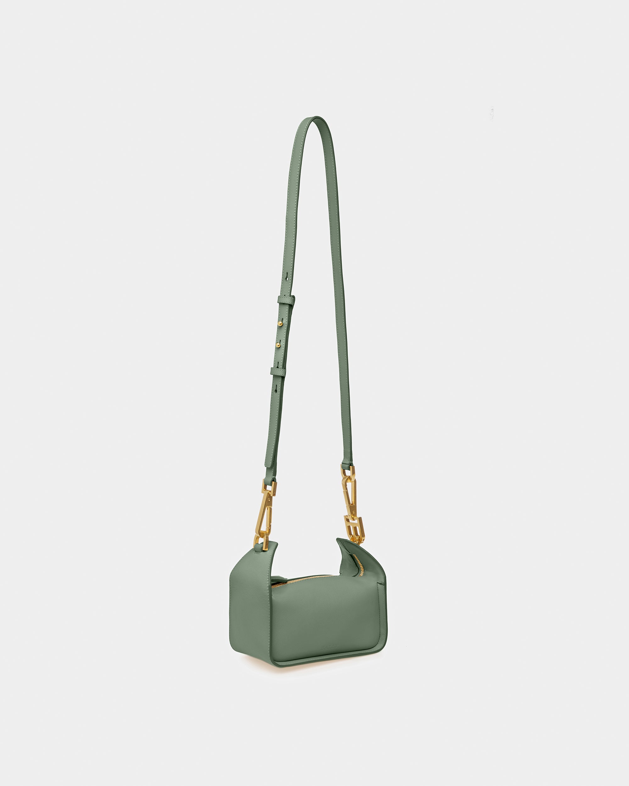 B-Hook XS Leather Minibag In Sage - Women's - Bally - 08