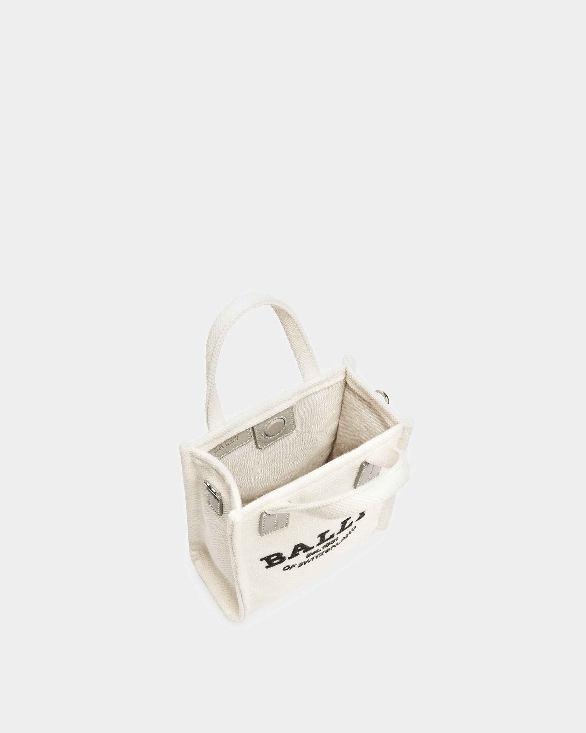 Crystalia XS Fabric Minibag In Natural - Women's - Bally - 04