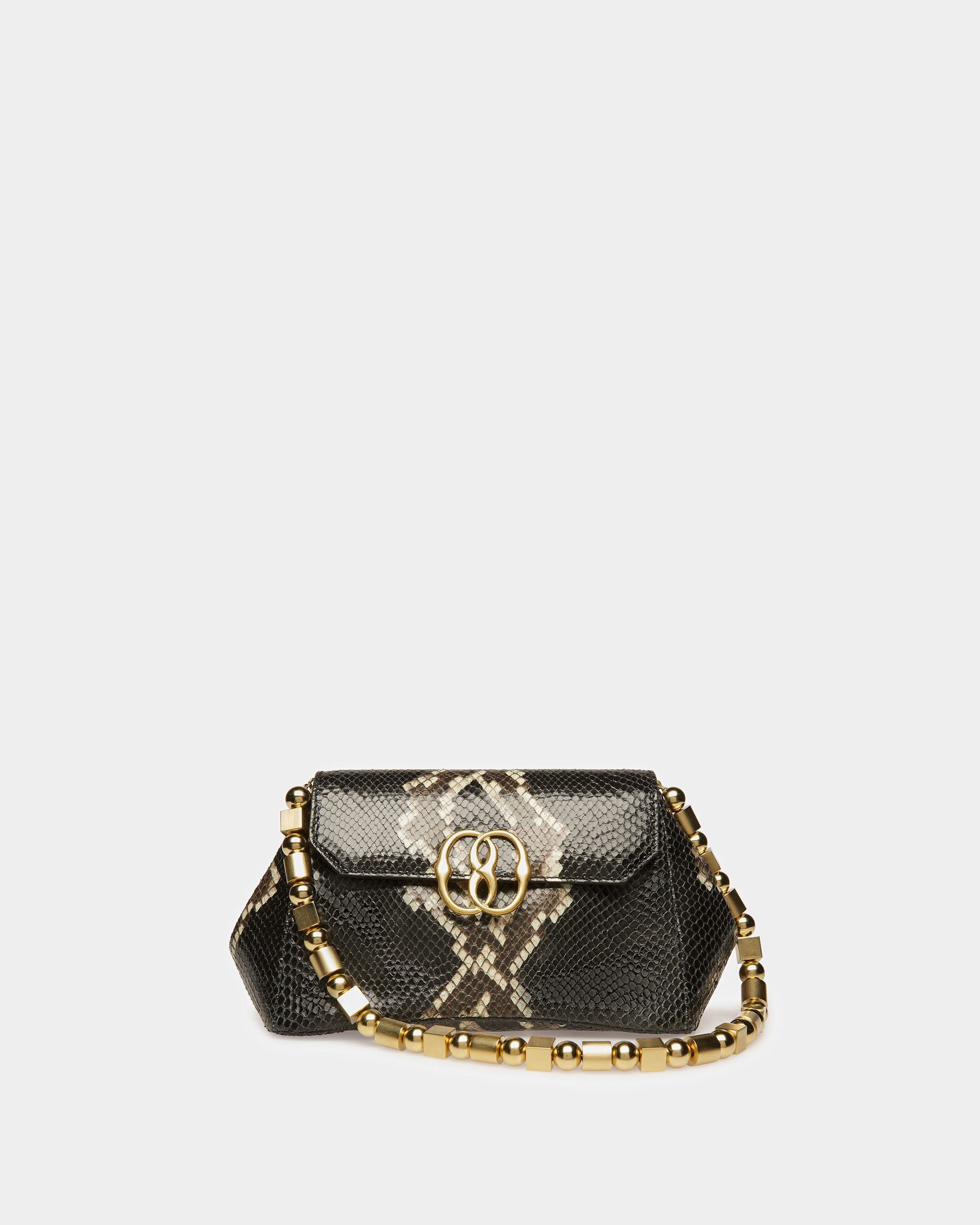 Emblem Minibag In Python Print - Women's - Bally - 01