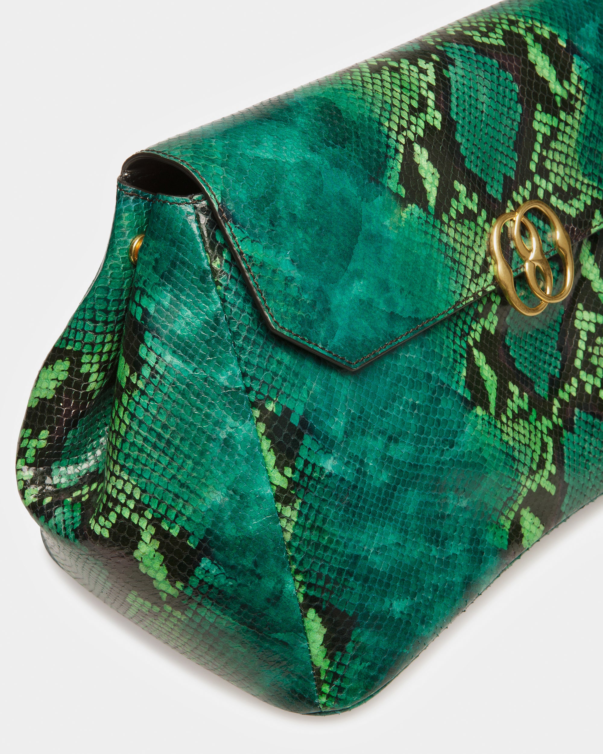 Emblem Maxi Clutch In Python Print - Women's - Bally - 06