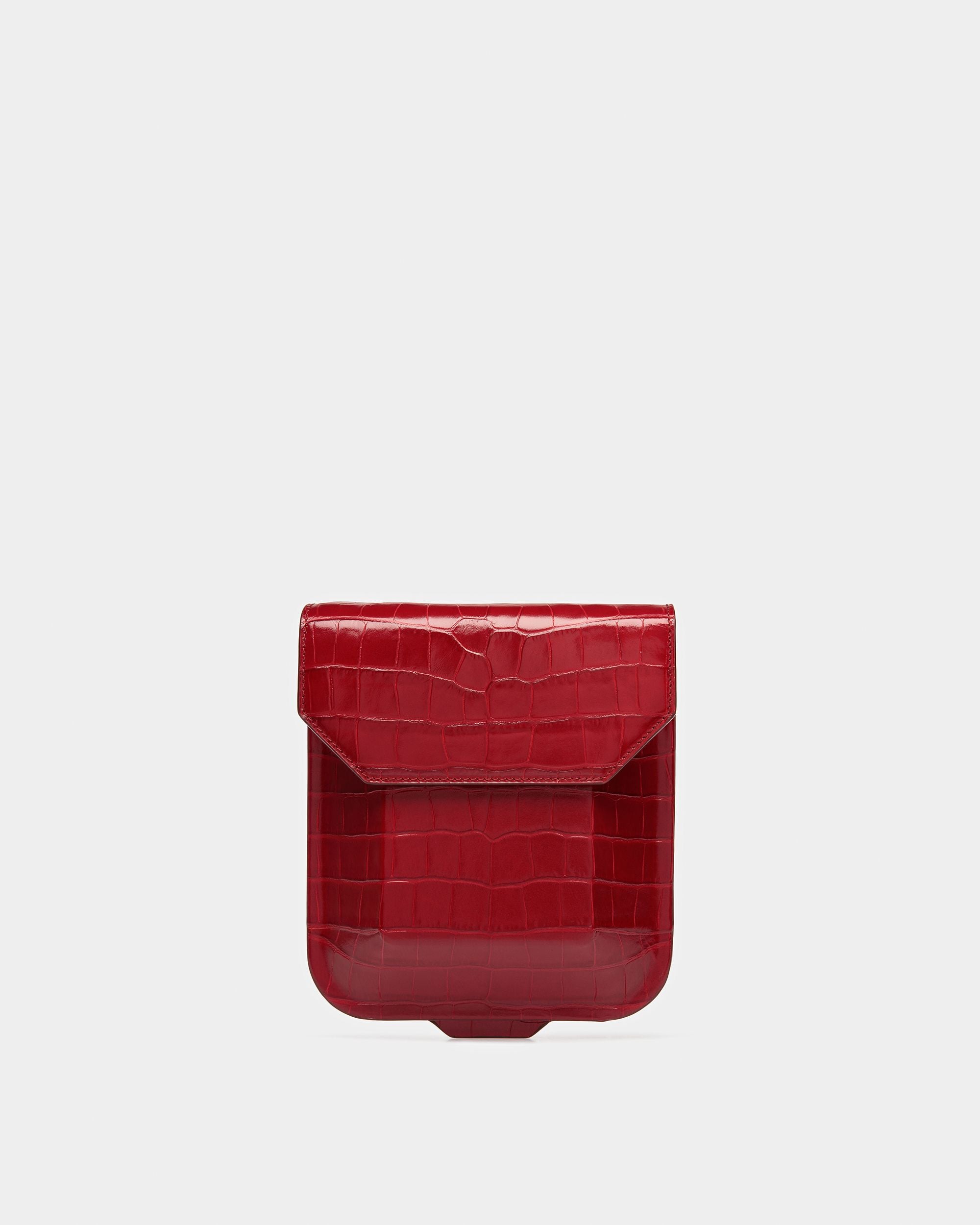 To Go Minibag In Crocodile Embossed Leather - Women's - Bally - 02