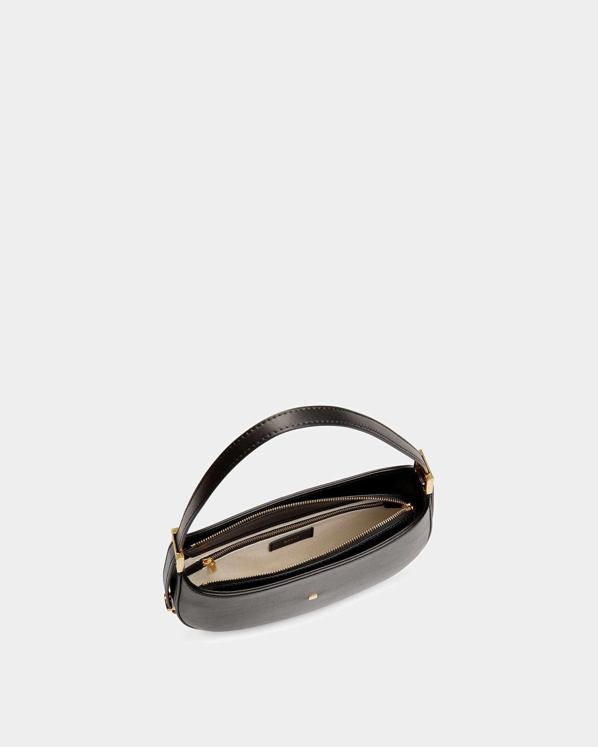 Block Shoulder Bag In Plain Leather - Women's - Bally - 04