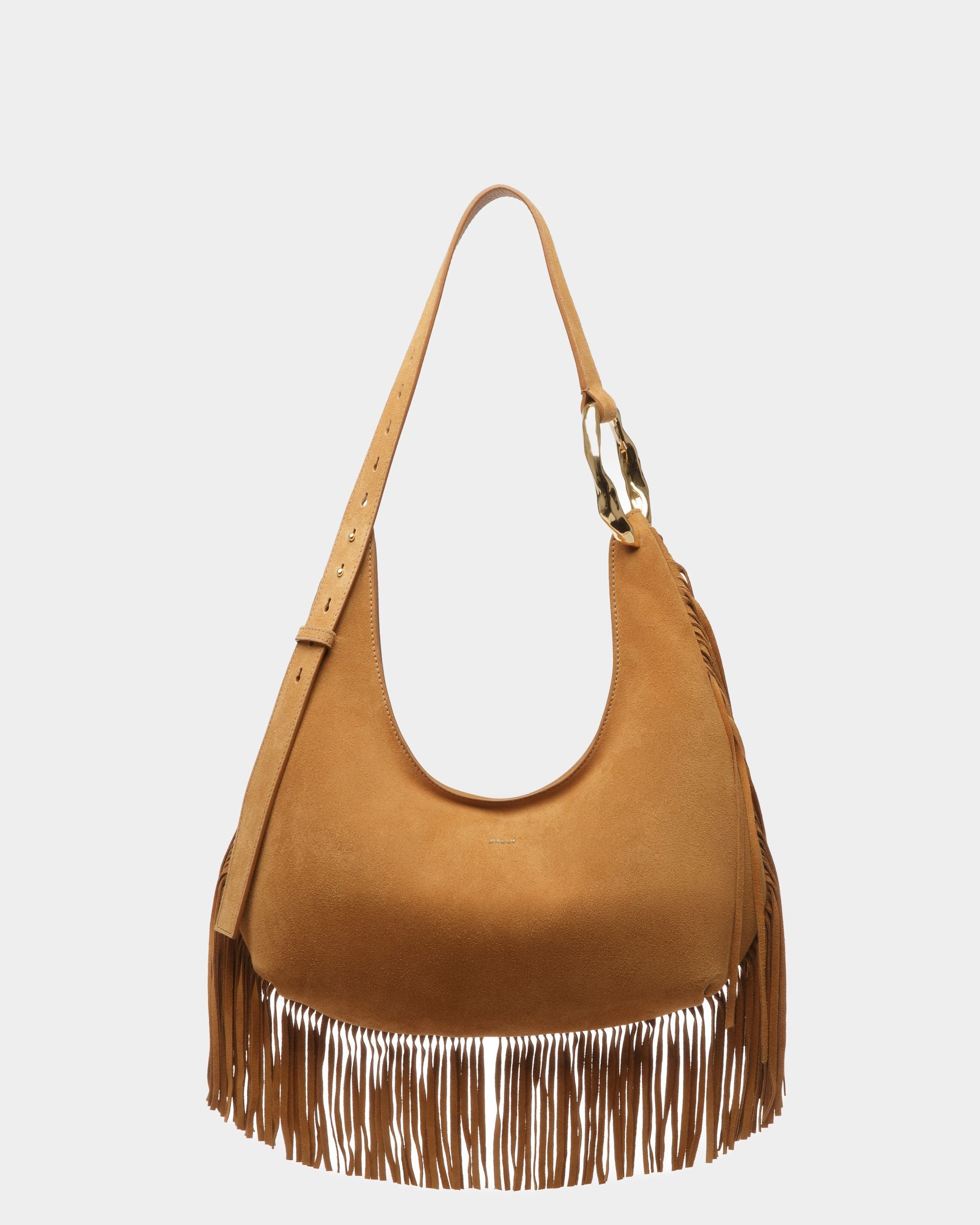 Baroque Hobo Bag In Desert Leather - Women's - Bally - 01