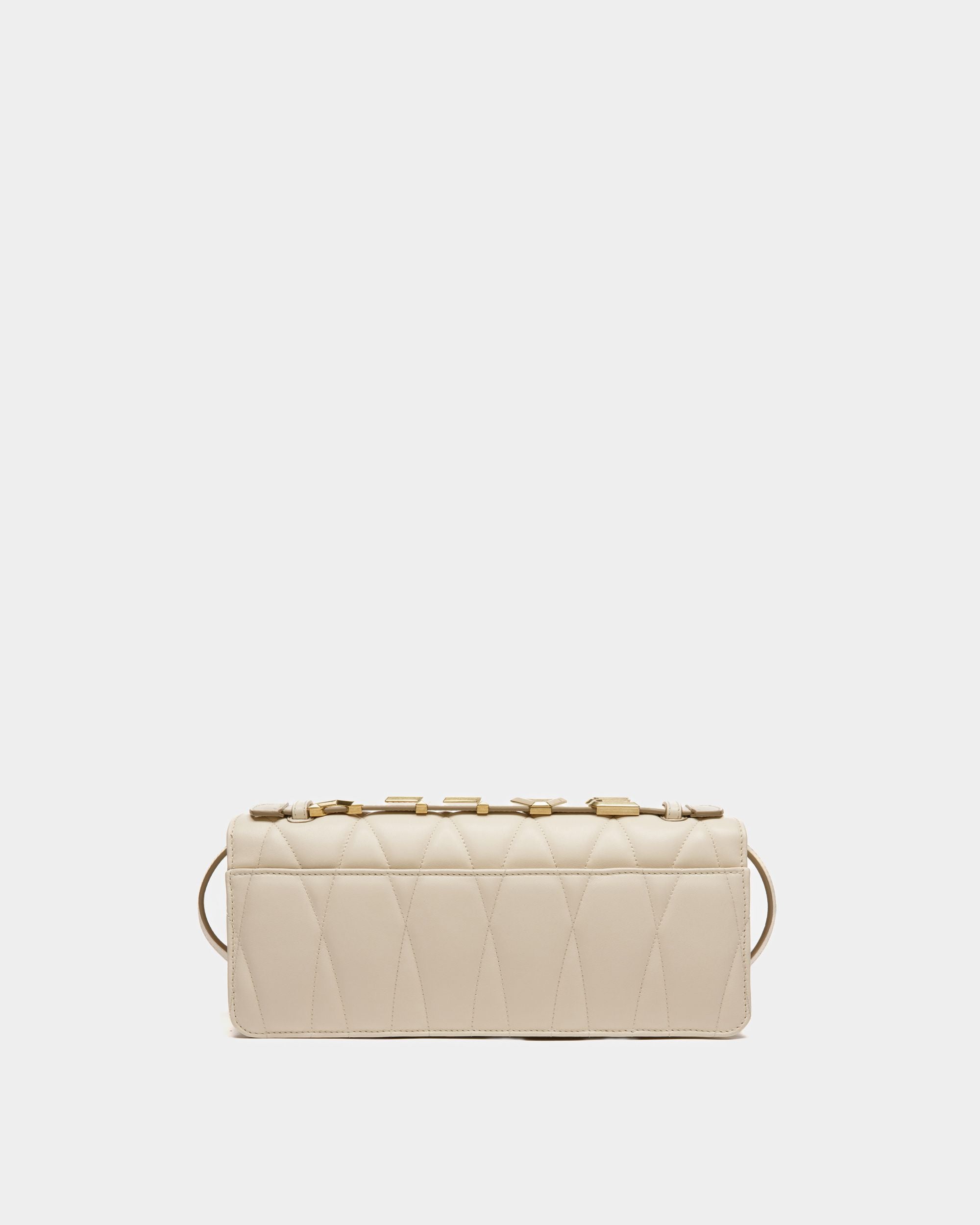Logo Crossbody Large In Bone Leather - Women's - Bally - 03