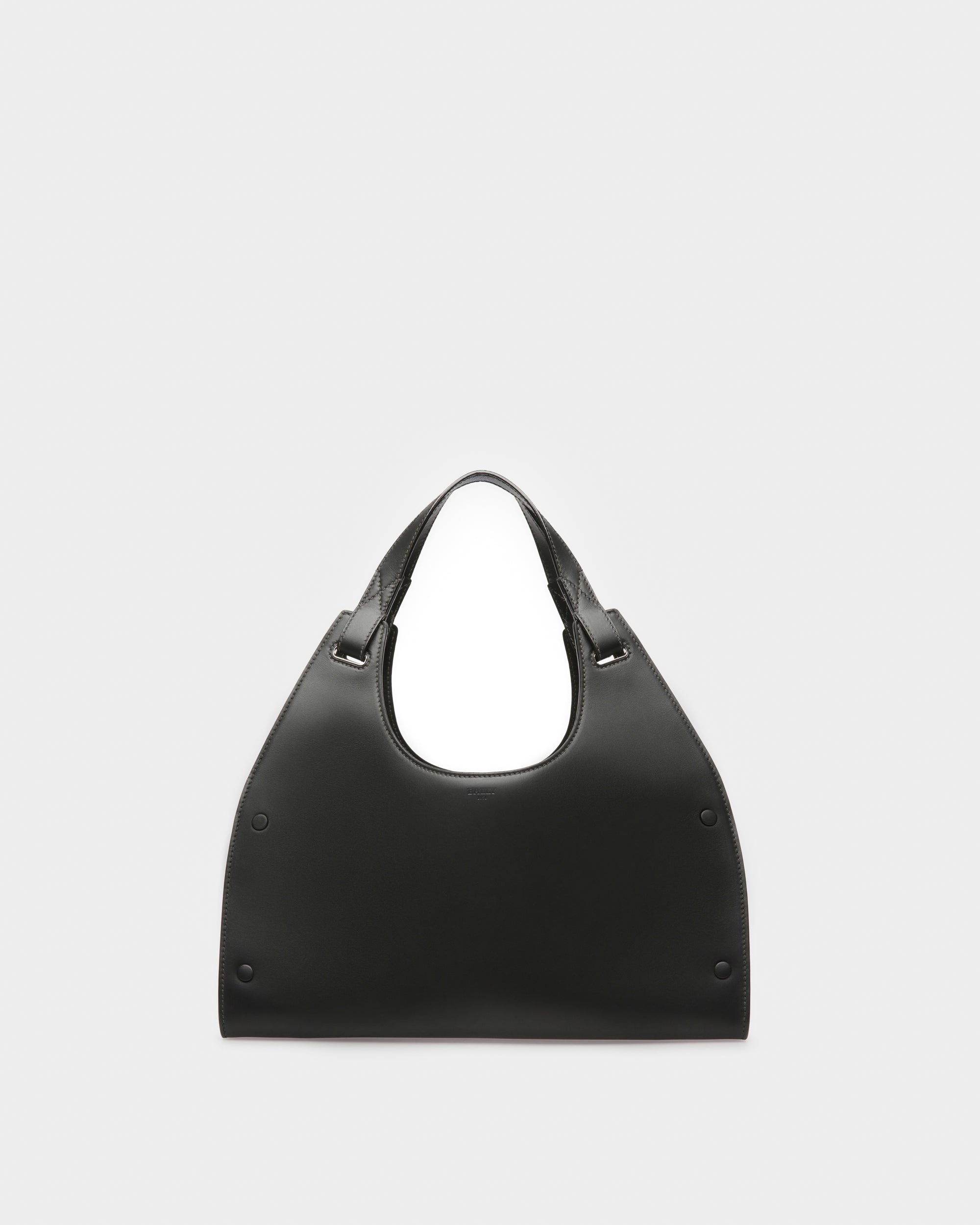 Ahres Leather Shoulder Bag In Black - Women's - Bally - 01