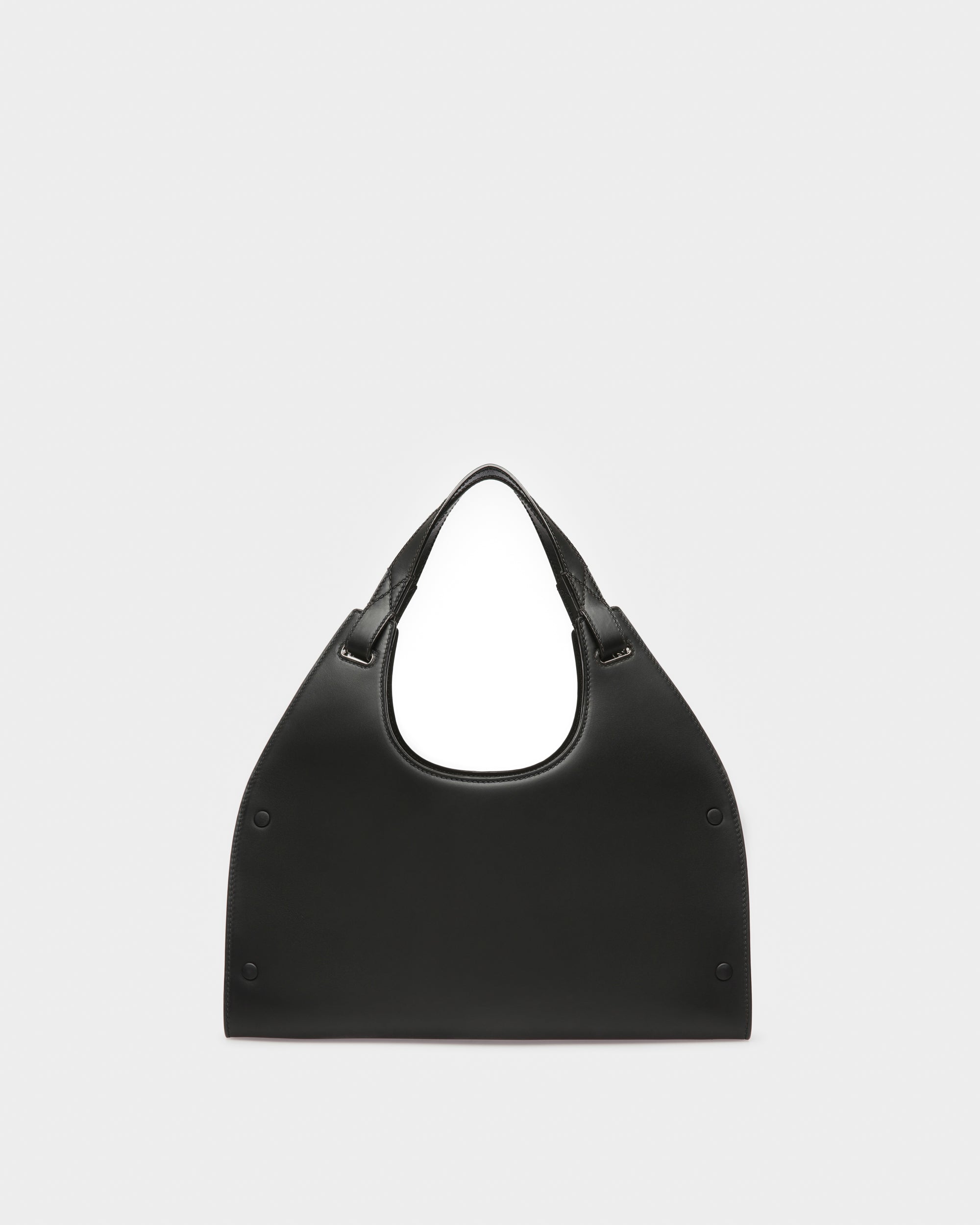 Ahres Leather Shoulder Bag In Black - Women's - Bally - 03