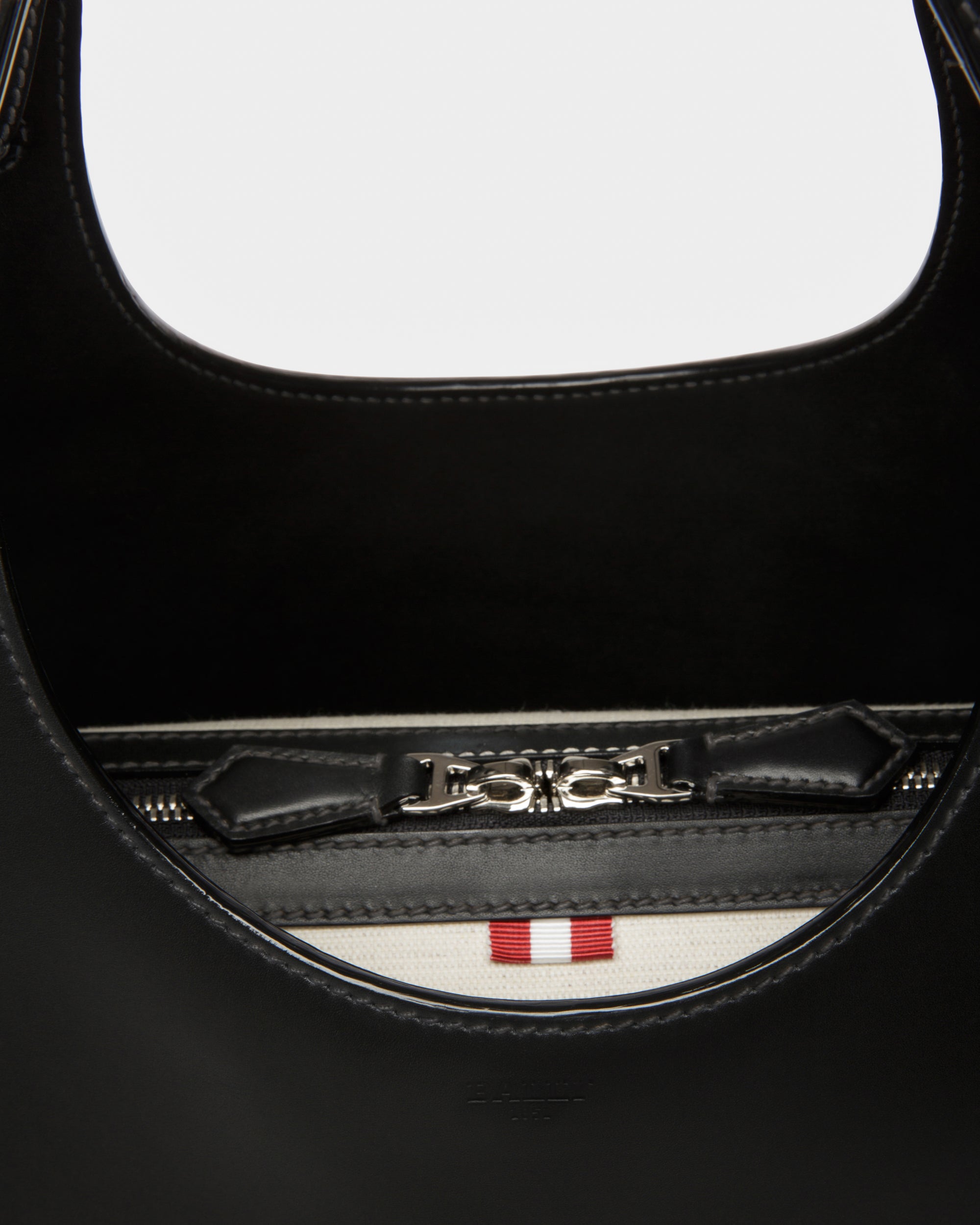 Ahres Leather Shoulder Bag In Black - Women's - Bally - 05