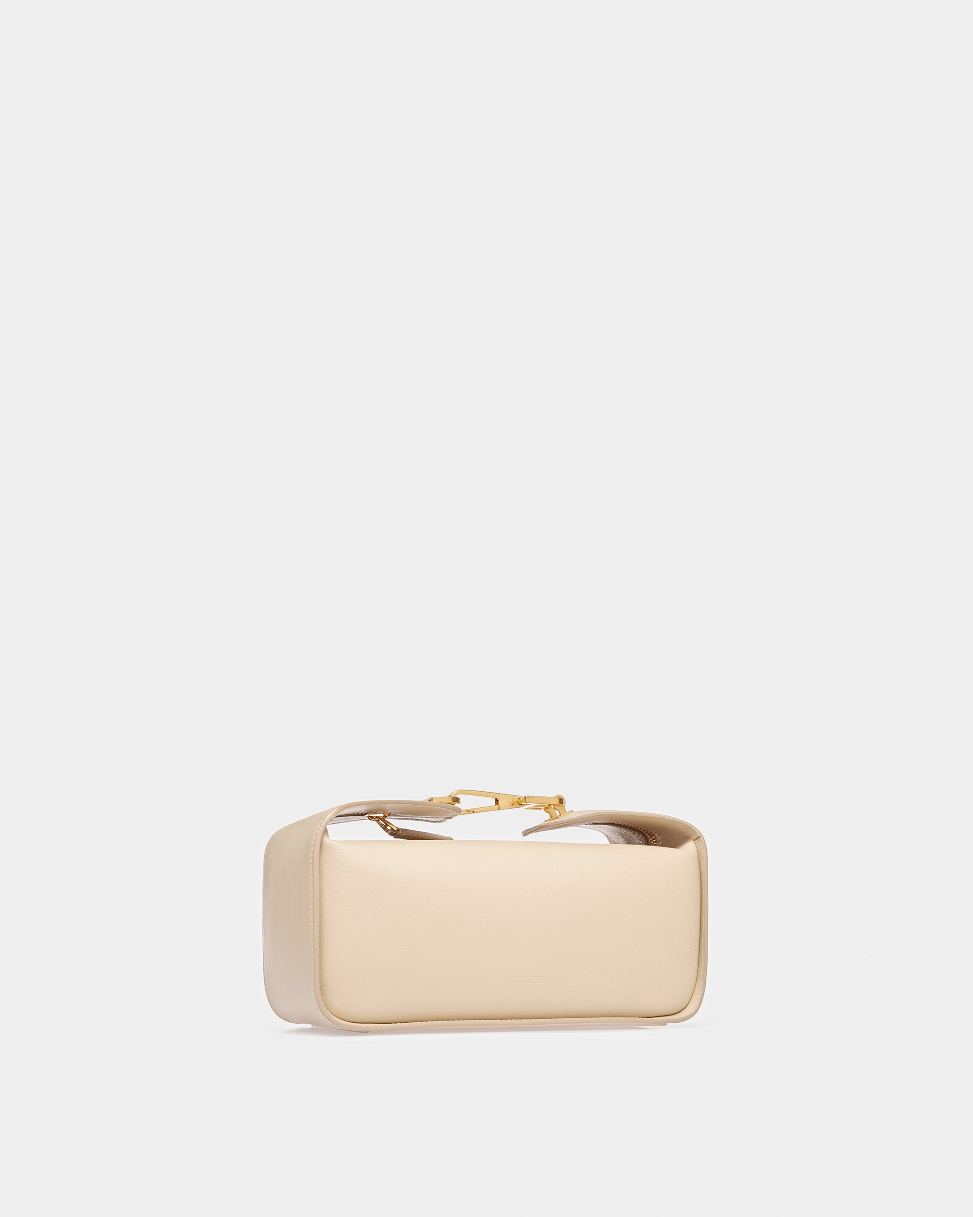 B-Hook Leather Shoulder Bag In Fossil - Women's - Bally - 05