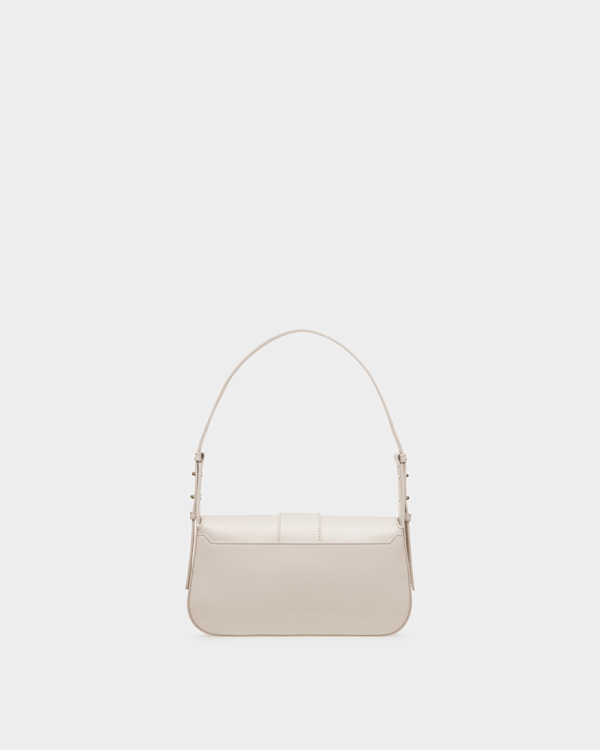 Jadha Leather Shoulder Bag In Bone - Women's - Bally - 03