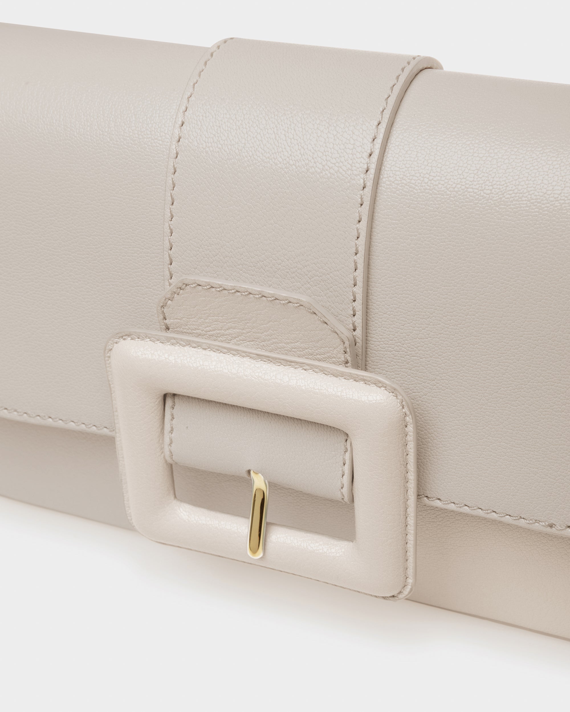 Jadha Leather Shoulder Bag In Bone - Women's - Bally - 05