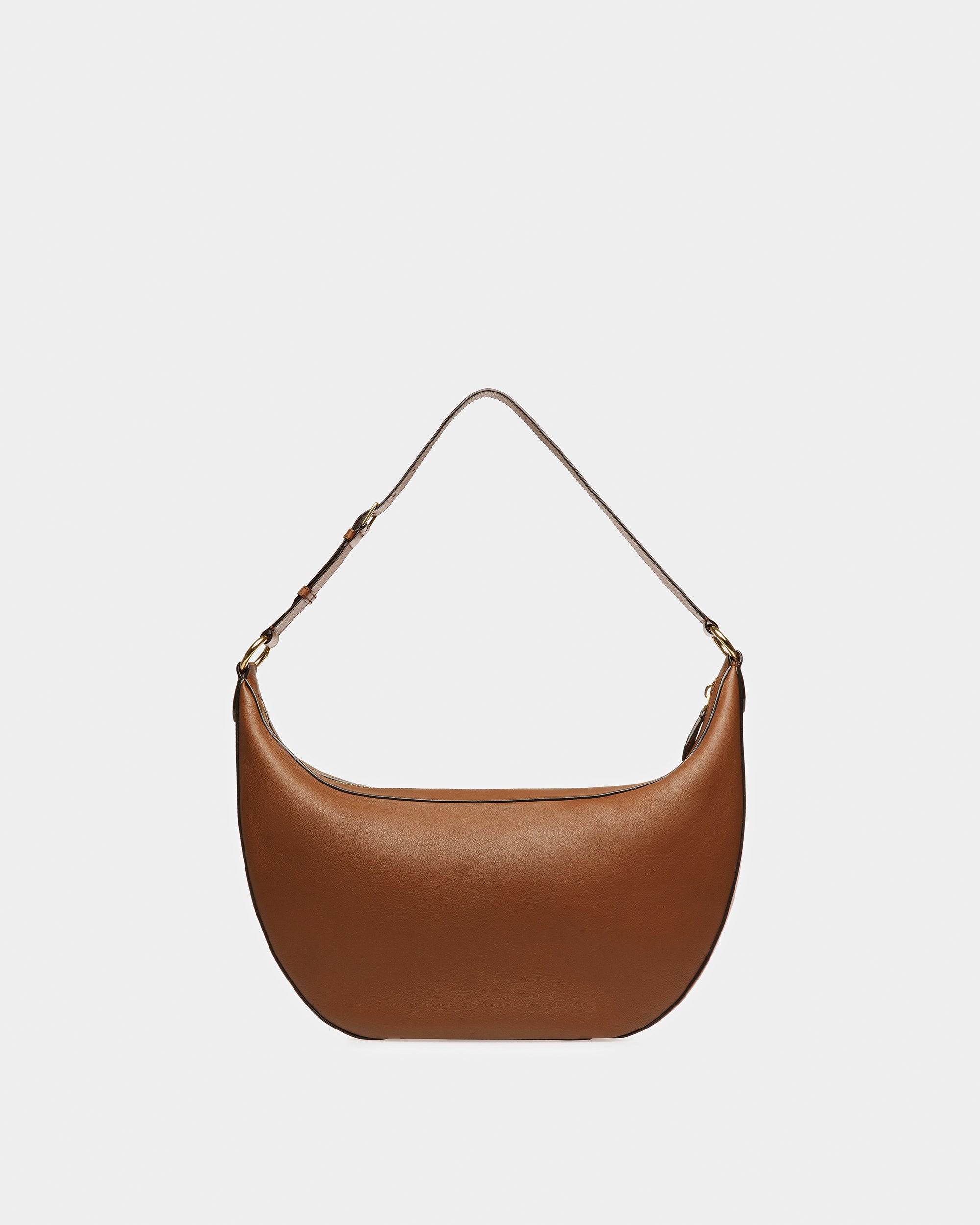 Charo Leather Shoulder Bag In Brown - Women's - Bally - 03