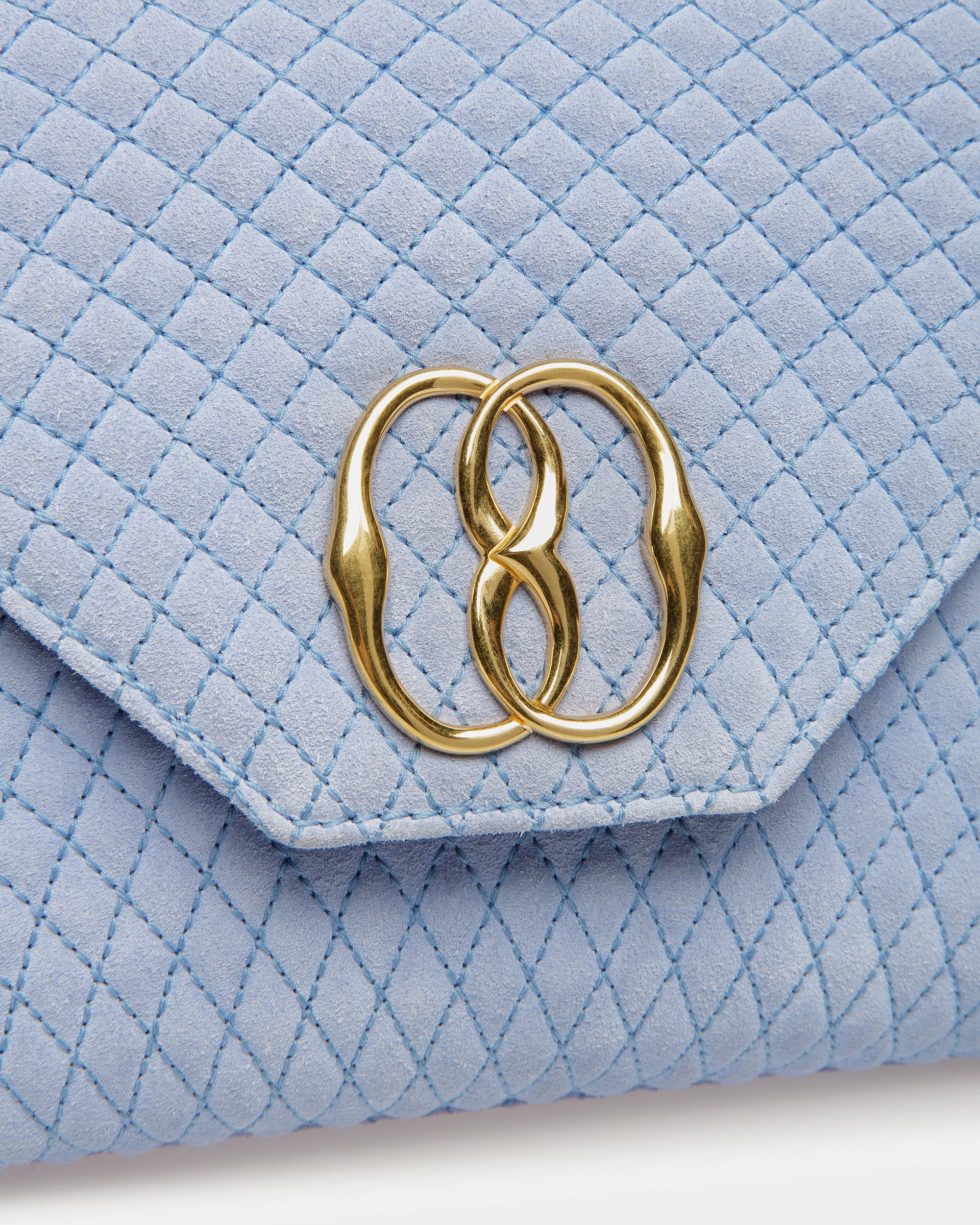 Emblem Top Handle In Quilted Suede - Women's - Bally - 06