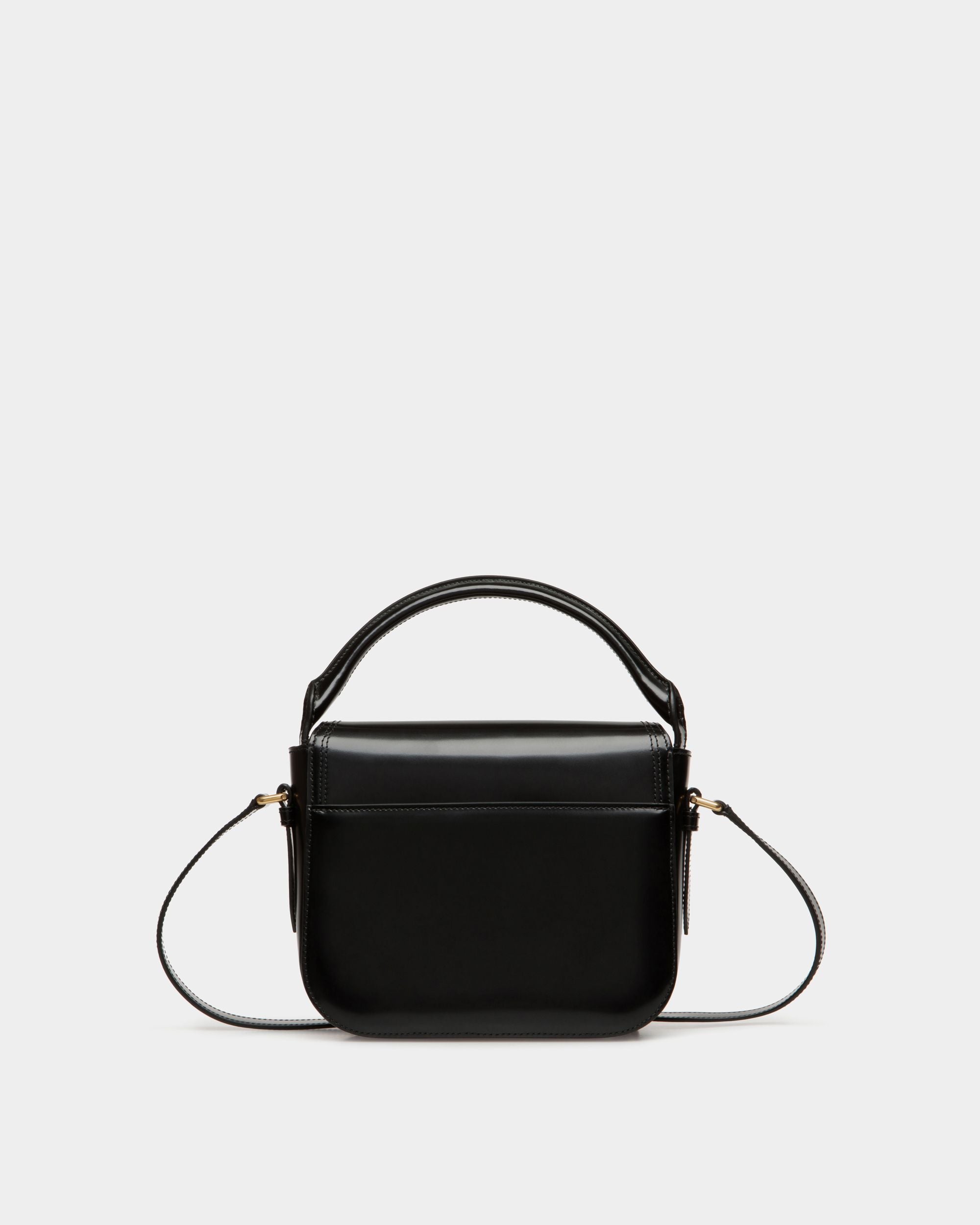 Beckett Minibag In Black Brushed Leather - Women's - Bally - 03