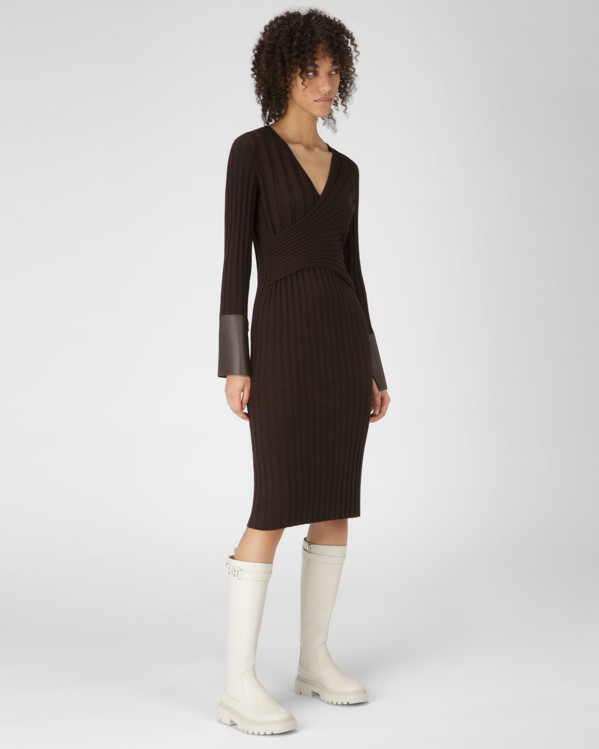 Gaila Leather Boots In Denty White - Women's - Bally - 06