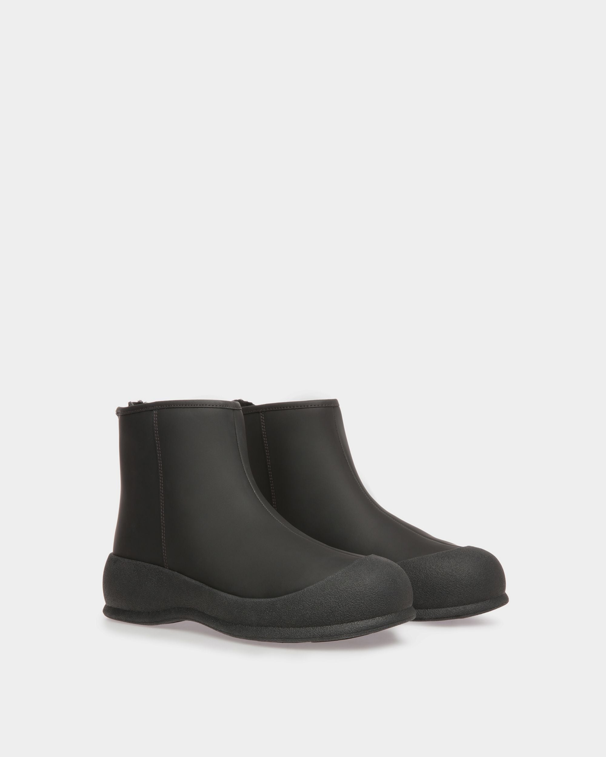 Frei Snow Boots In Black Leather - Women's - Bally - 02