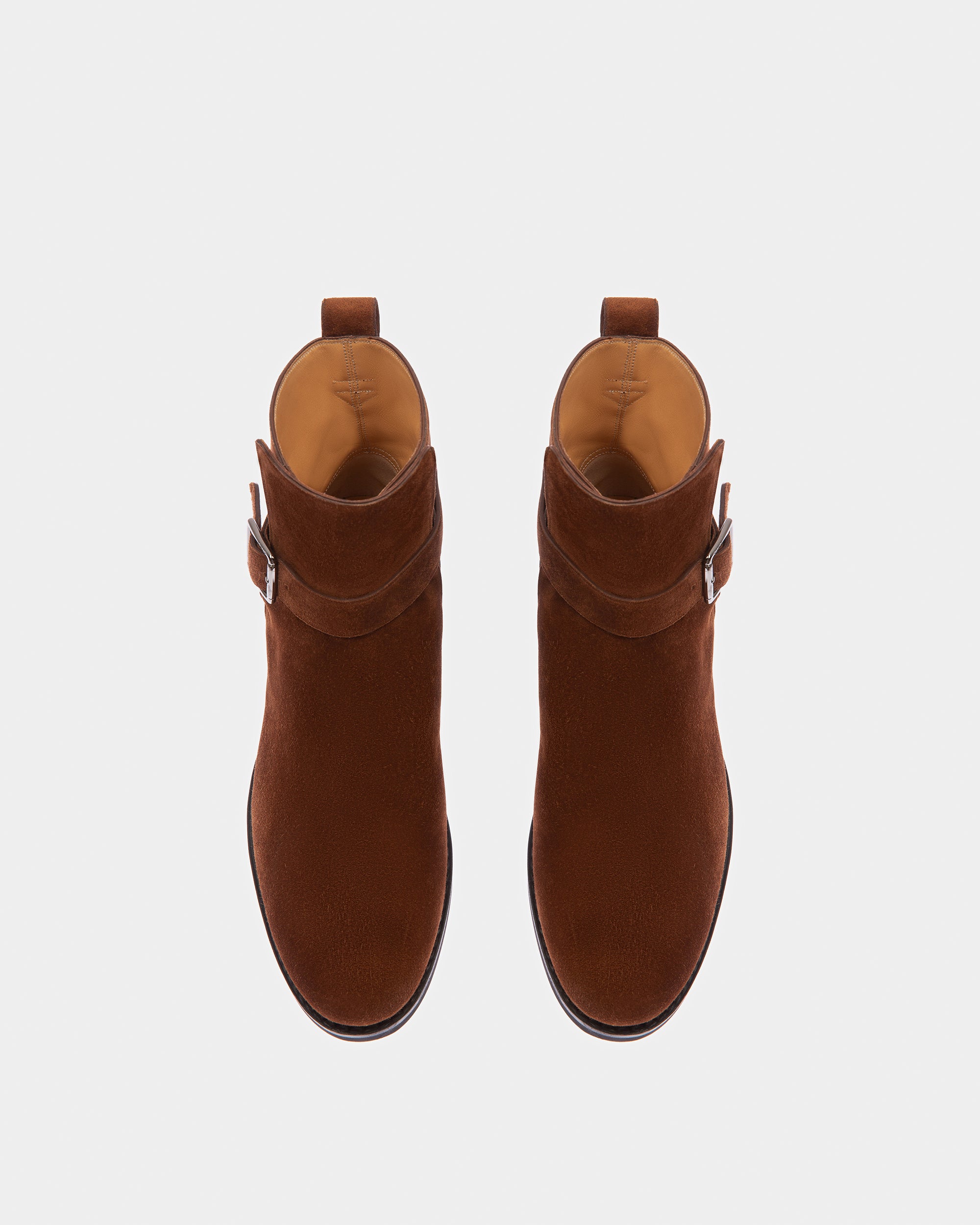 Filly Leather Boots In Brown - Women's - Bally - 02