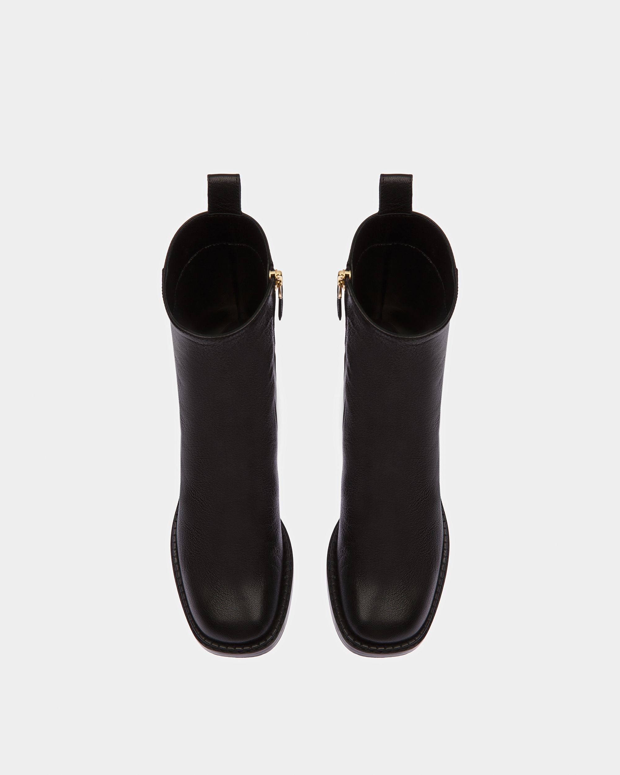 Austine Leather Boots In Black - Women's - Bally - 02