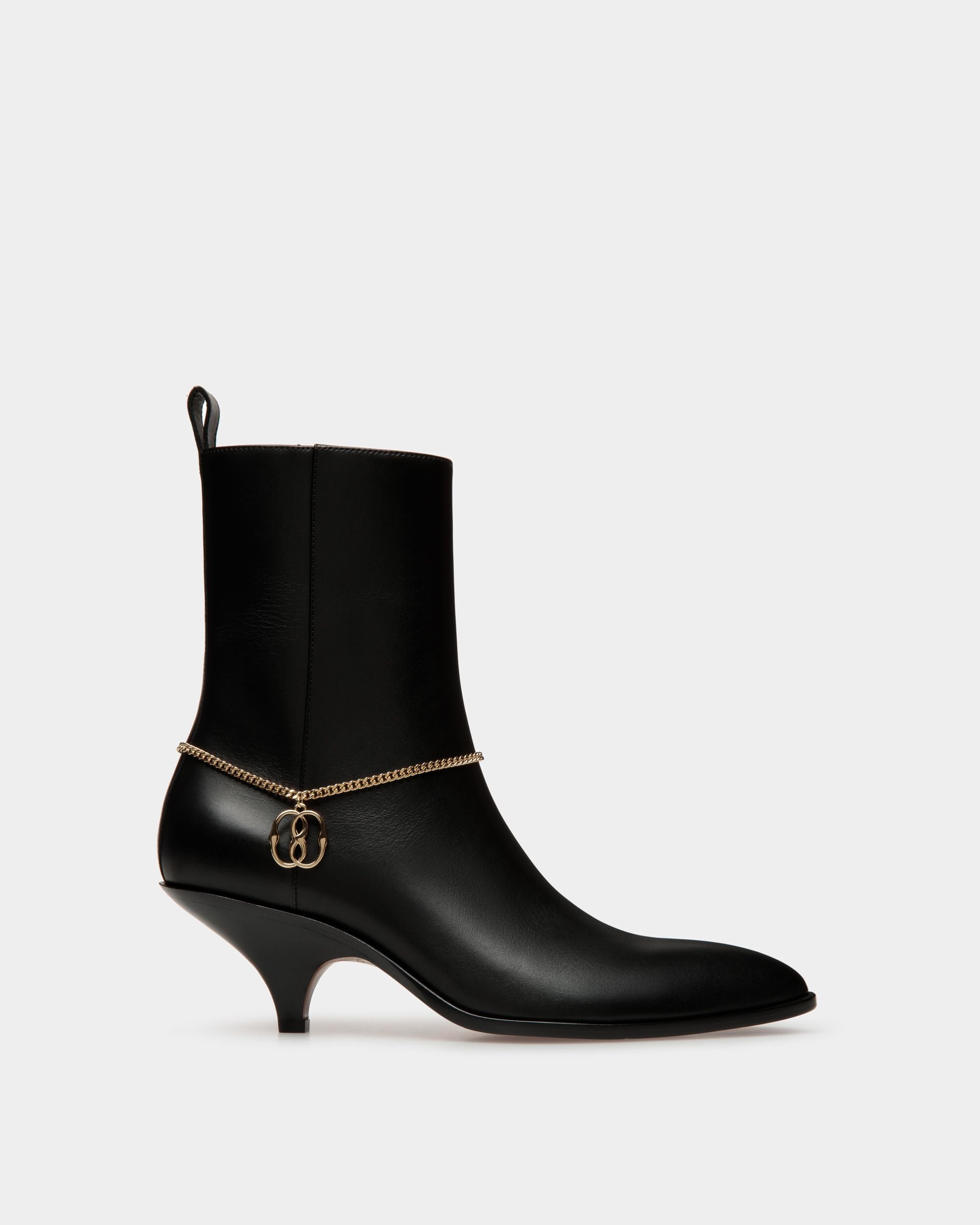Laredo Booties In Black Leather - Women's - Bally - 01