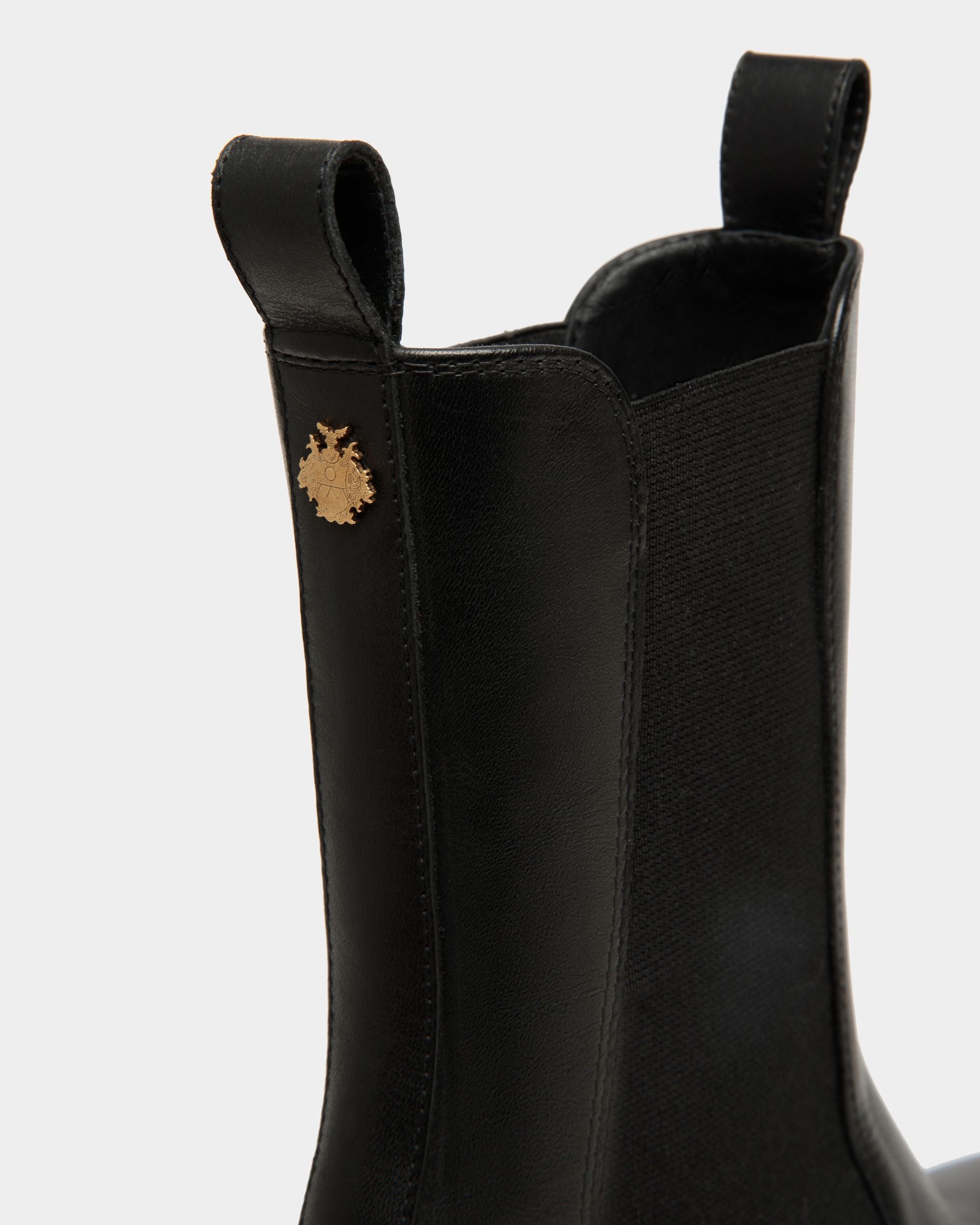 Gusto Bootie in Black Leather - Women's - Bally - 04