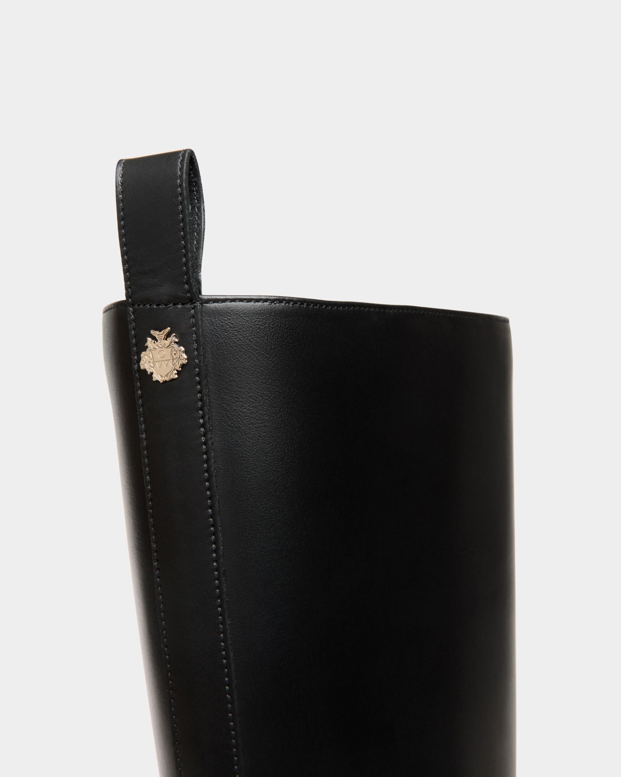 Gusto Boot in Black Leather - Women's - Bally - 06