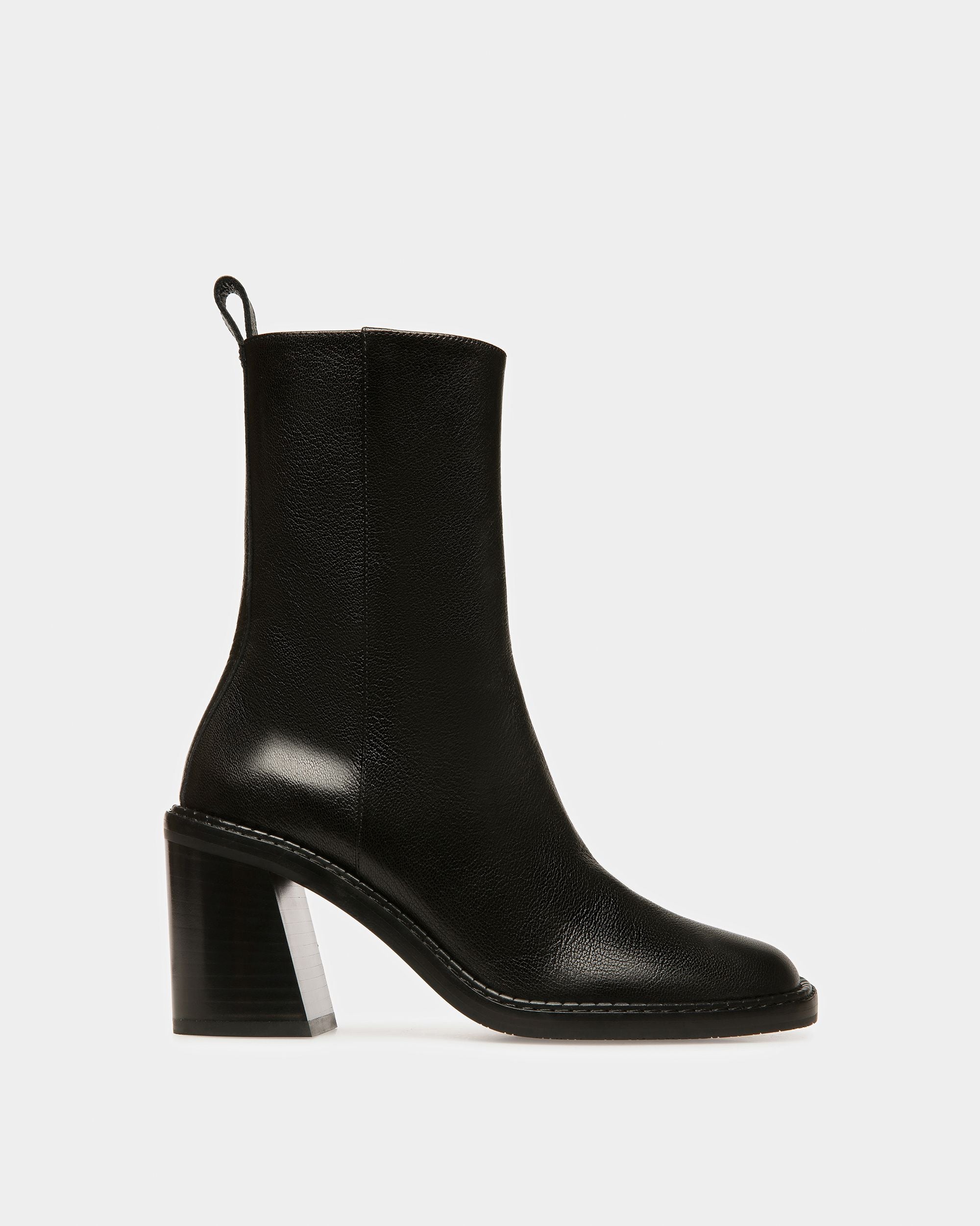Austine Leather Boots In Black - Women's - Bally - 01