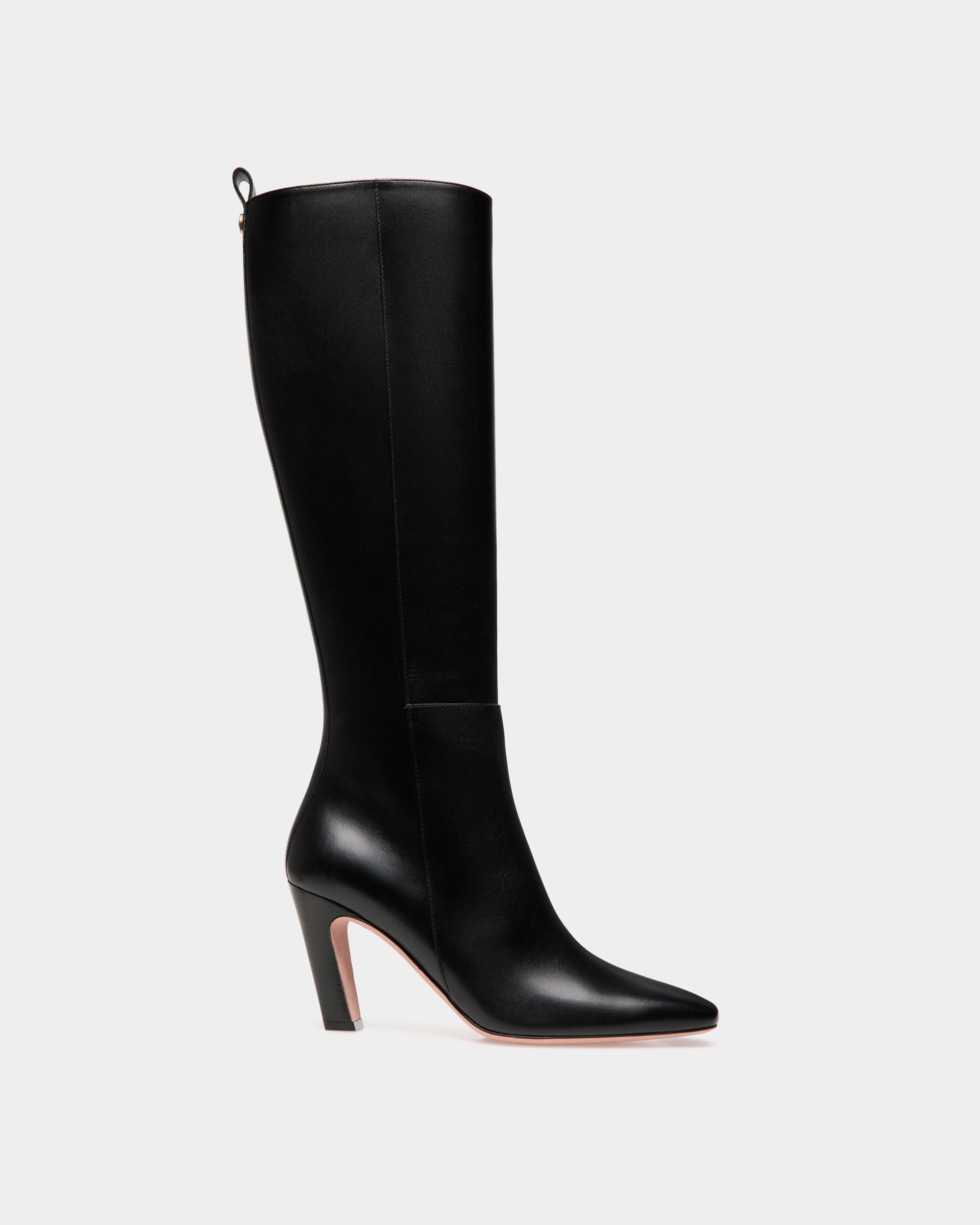 Sylt Boot in Black Leather - Women's - Bally - 01