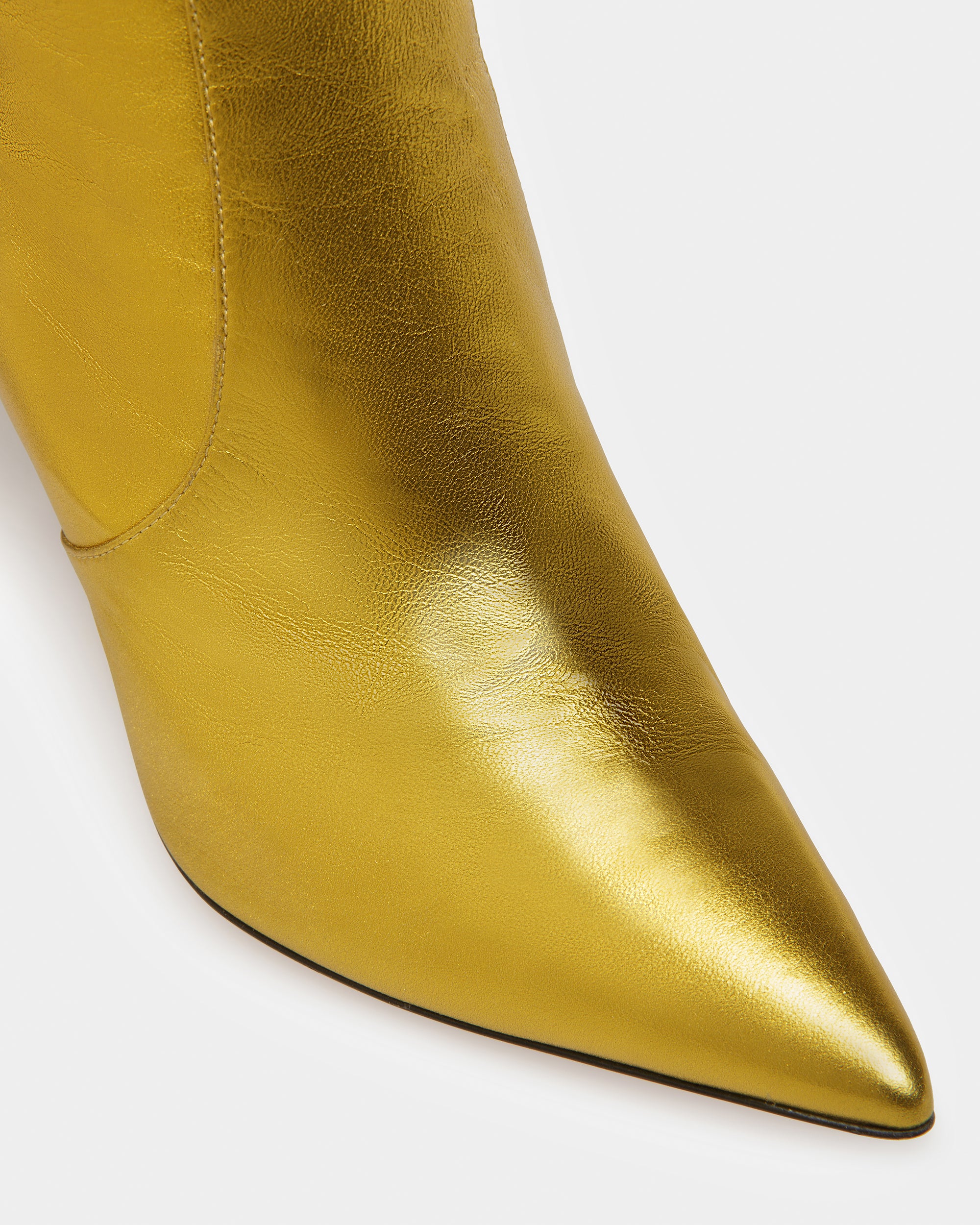 Block Boot In Metallic Leather - Women's - Bally - 05