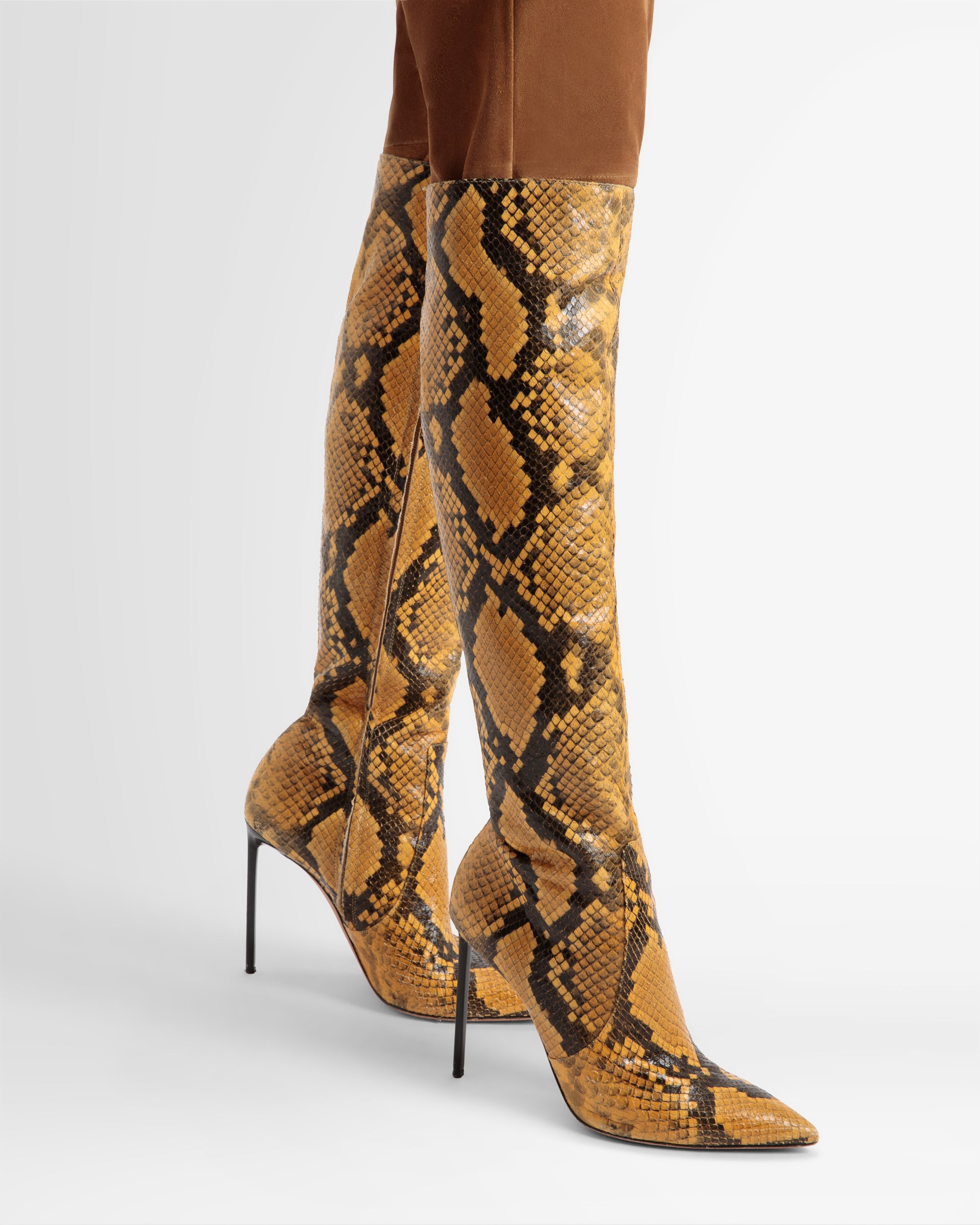 Block Boot In Python Print - Women's - Bally - 02