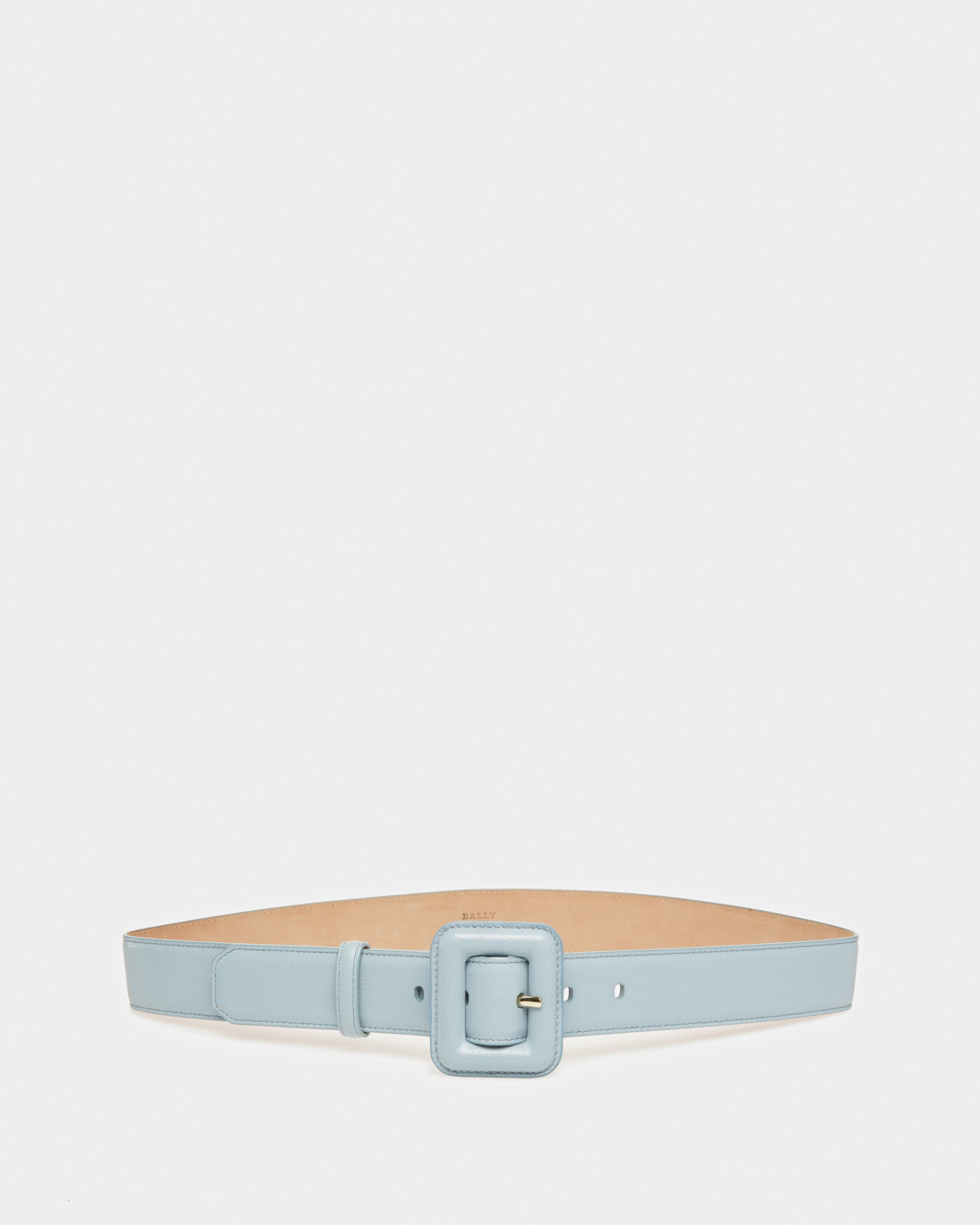 Janelle Leather Belt In Light Blue - Women's - Bally - 01
