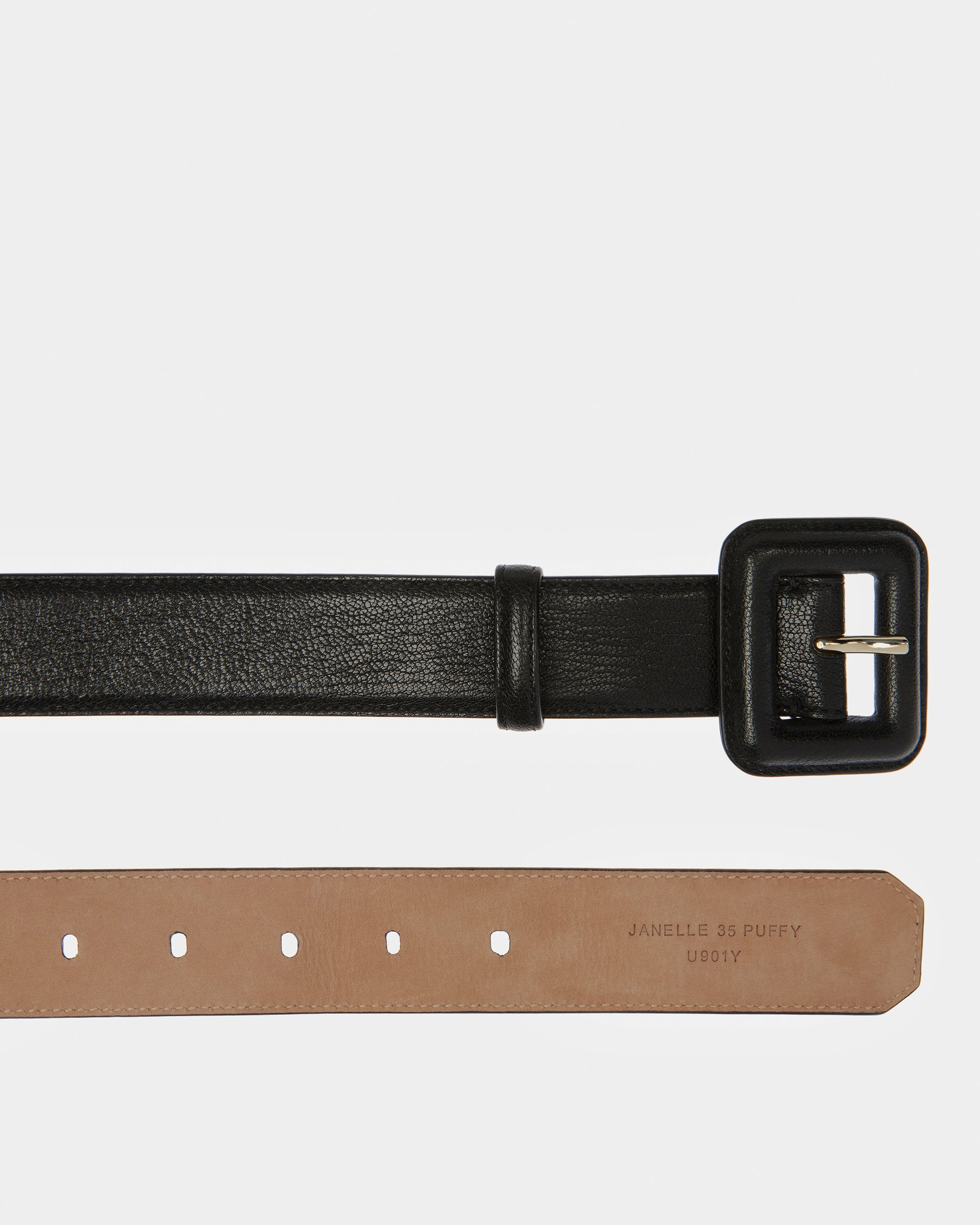 Janelle Leather Belt In Black - Women's - Bally - 02