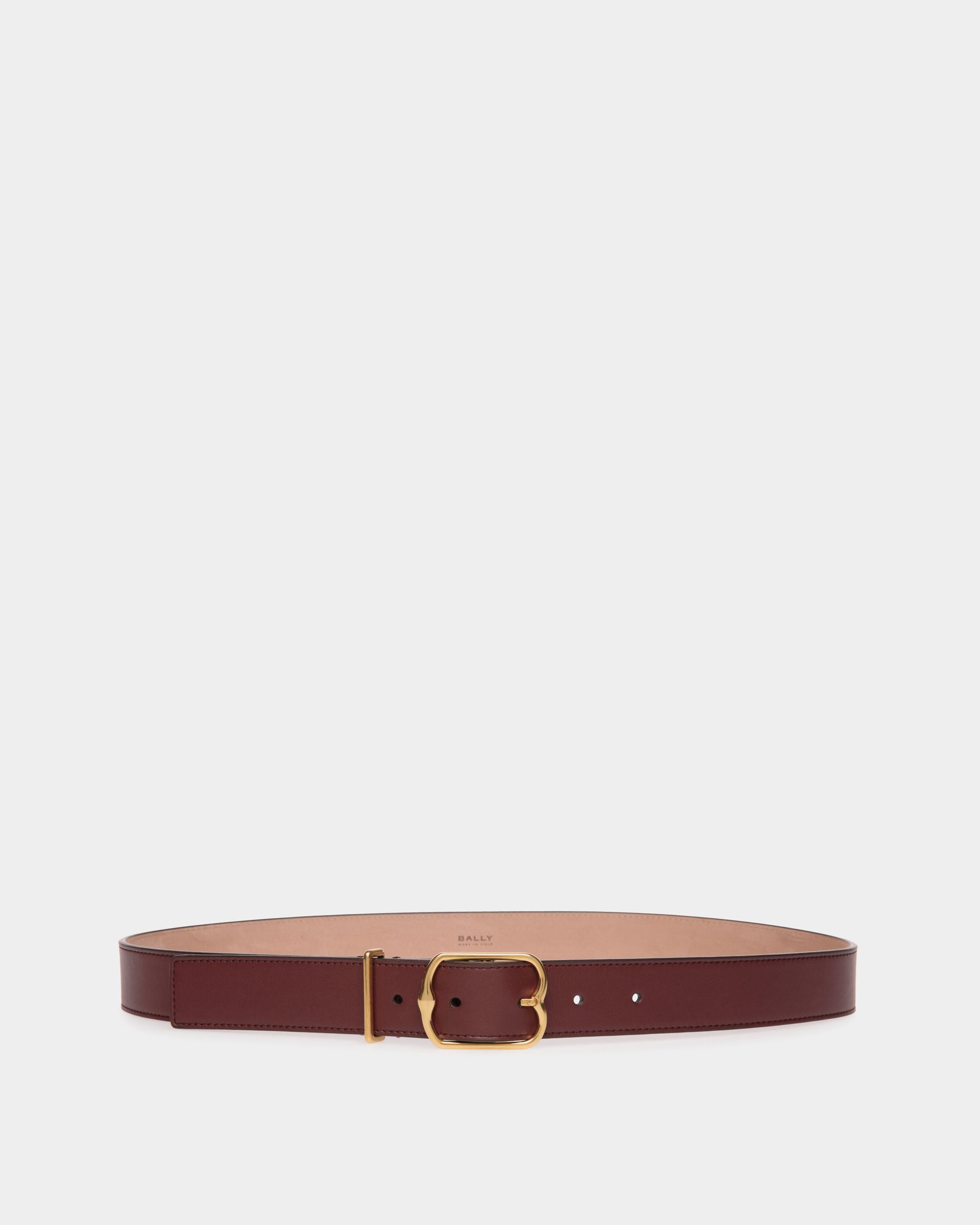 Emblem 30mm Belt in Andorra Leather - Women's - Bally - 01