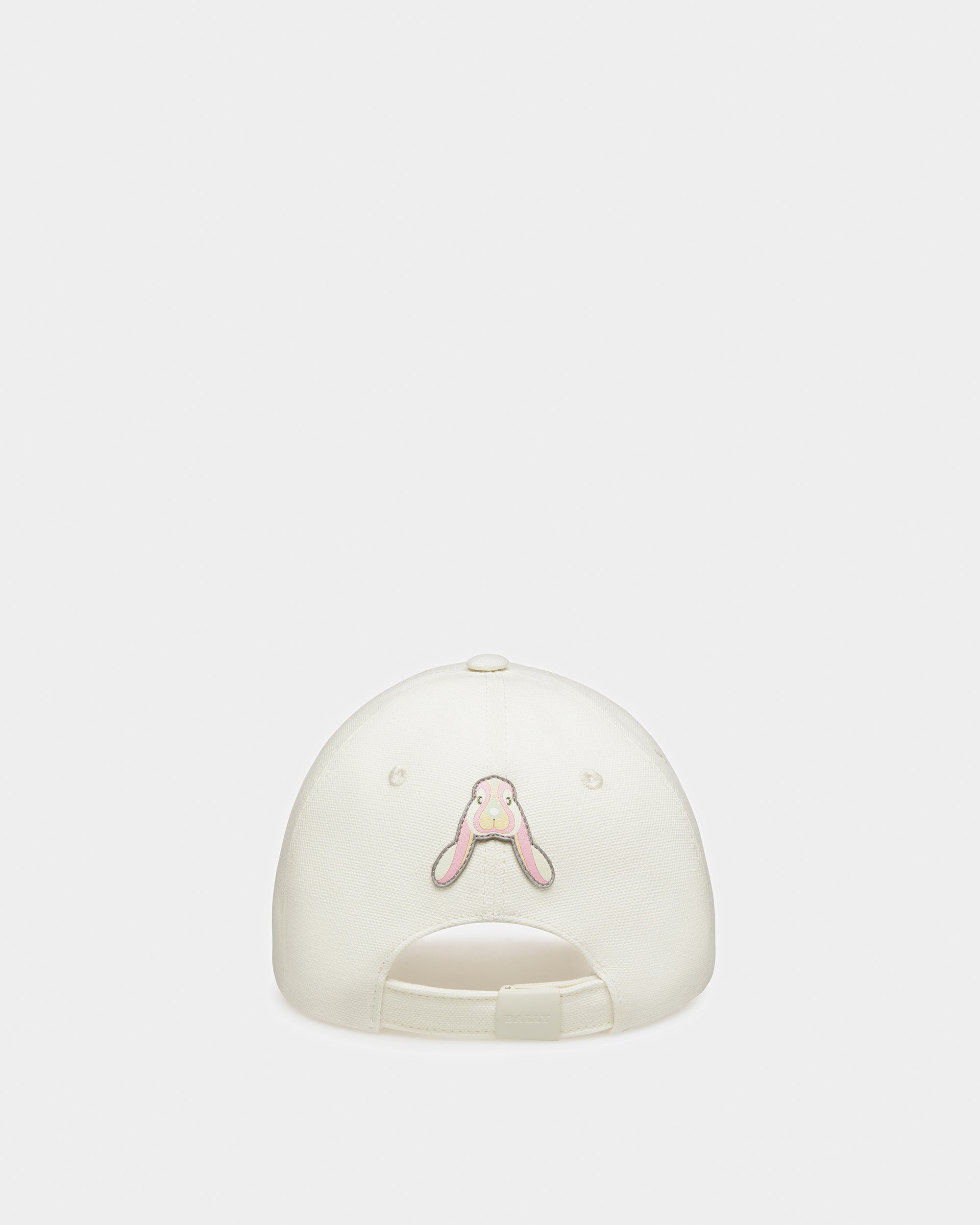 Cotton Baseball Cap Wit Rabbit Motif - Women's - Bally - 03