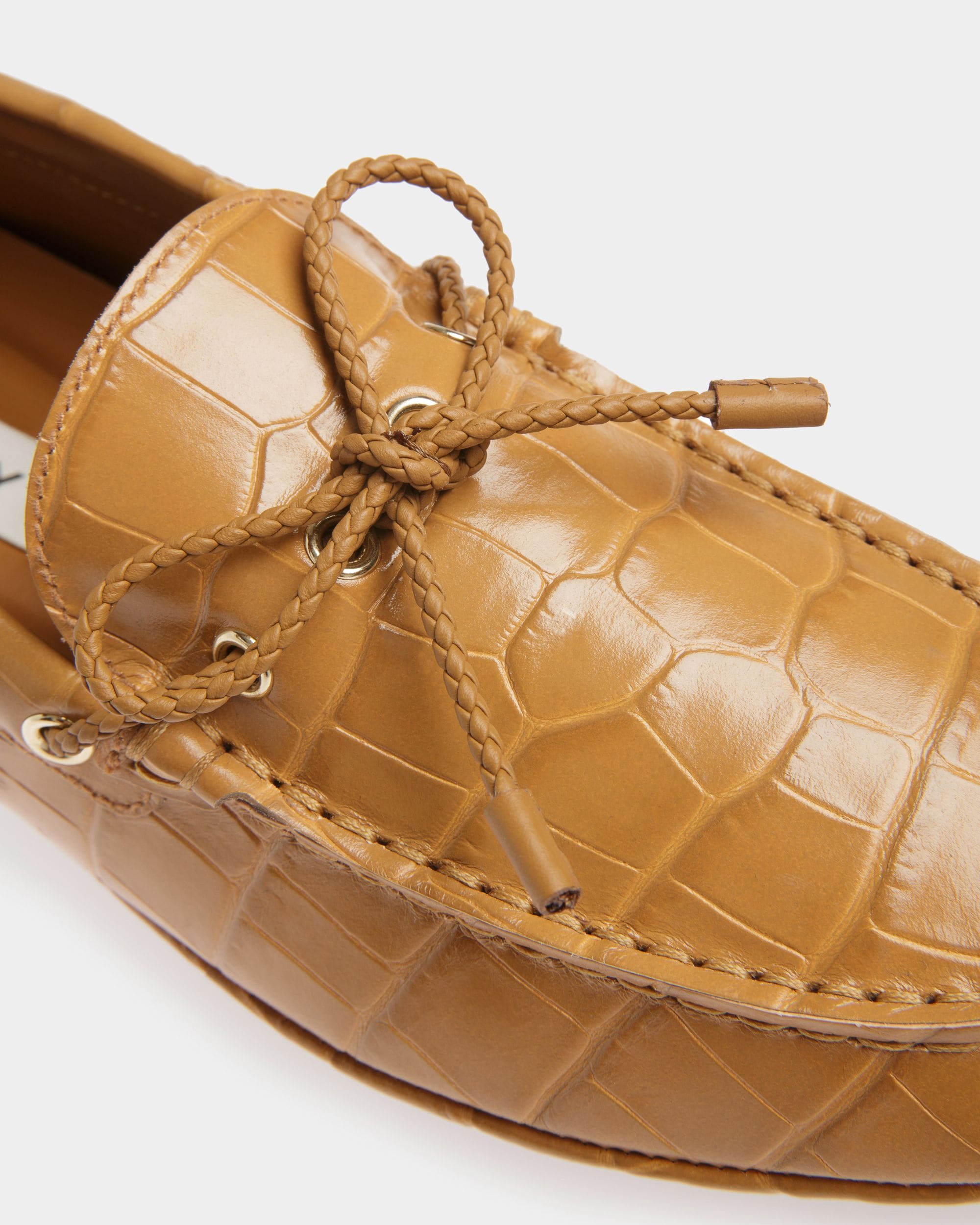 Kerbs Drivers In Desert Leather - Women's - Bally - 05