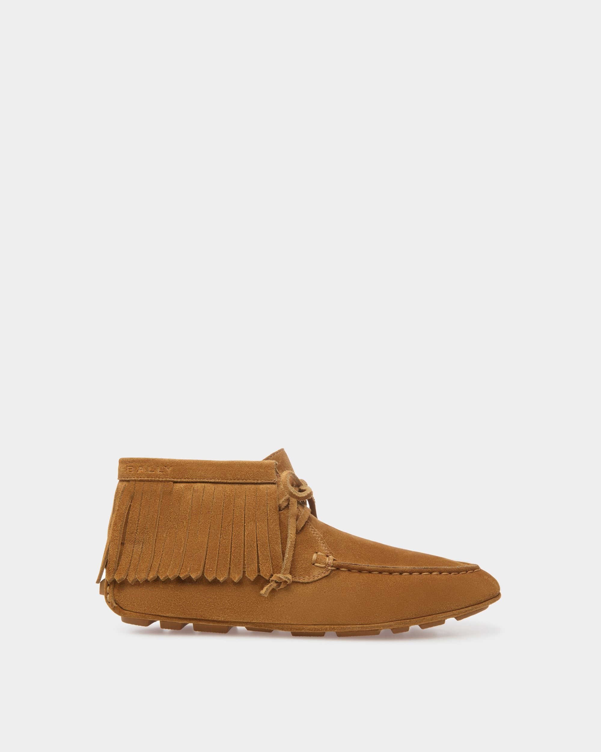 Kerbs Driver Shoes In Desert Leather - Women's - Bally - 01