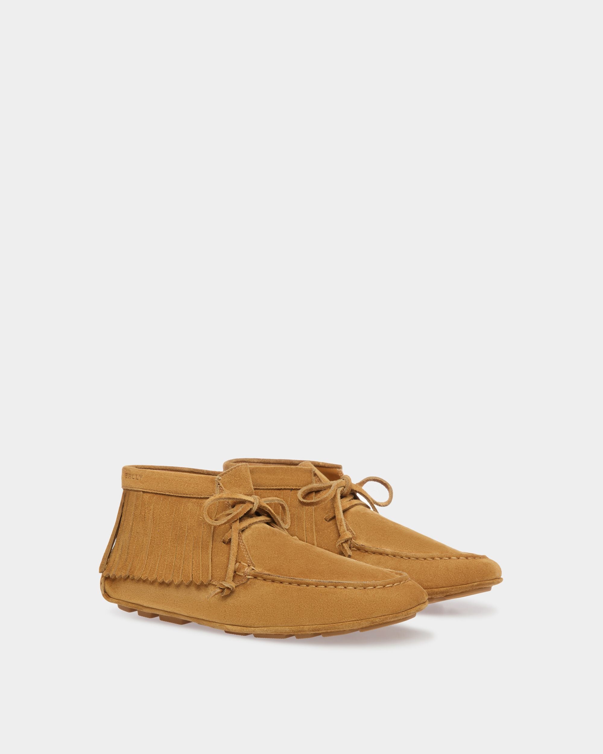 Kerbs Driver Shoes In Desert Leather - Women's - Bally - 03