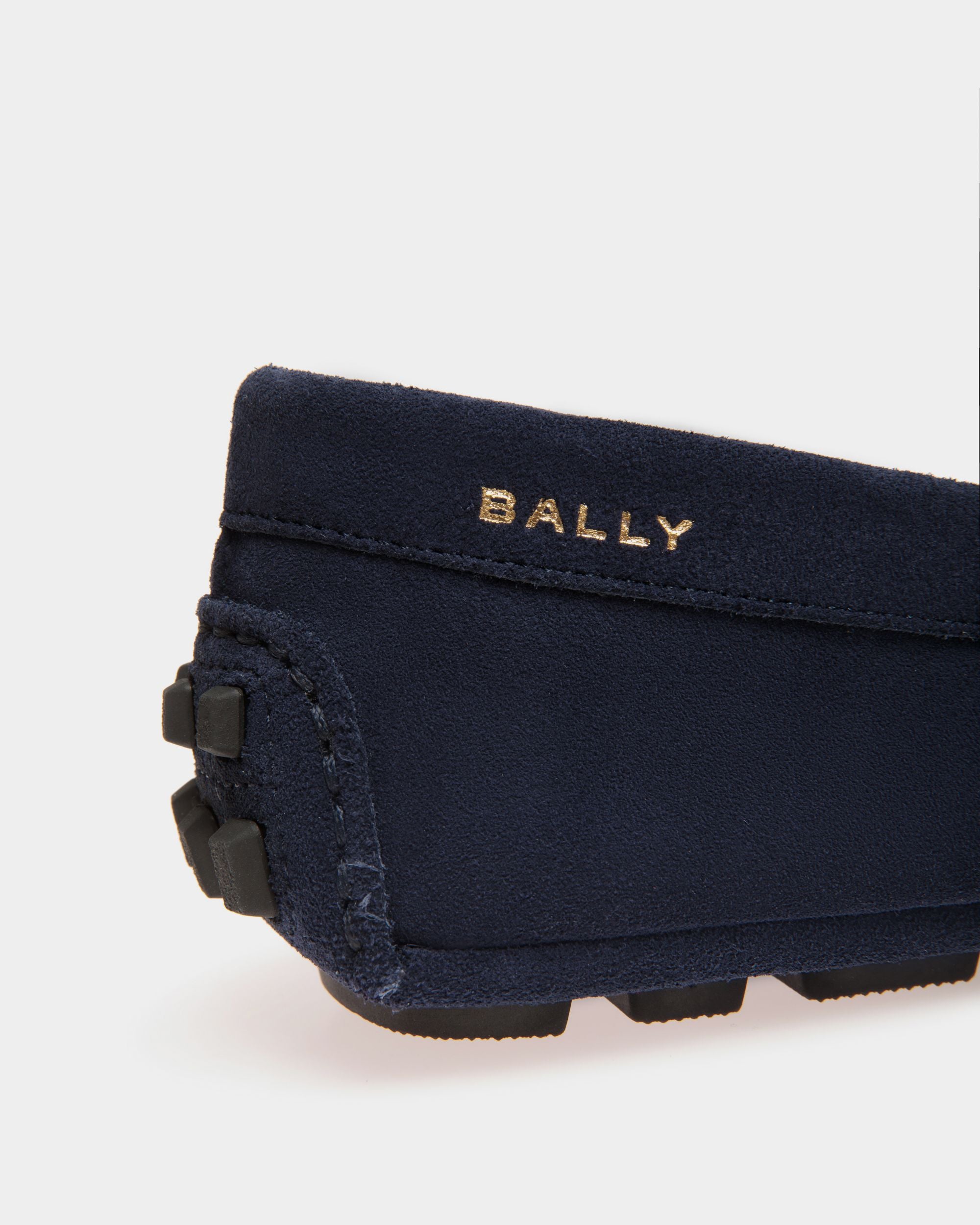 Kerbs Driver in Blue Suede - Women's - Bally - 04
