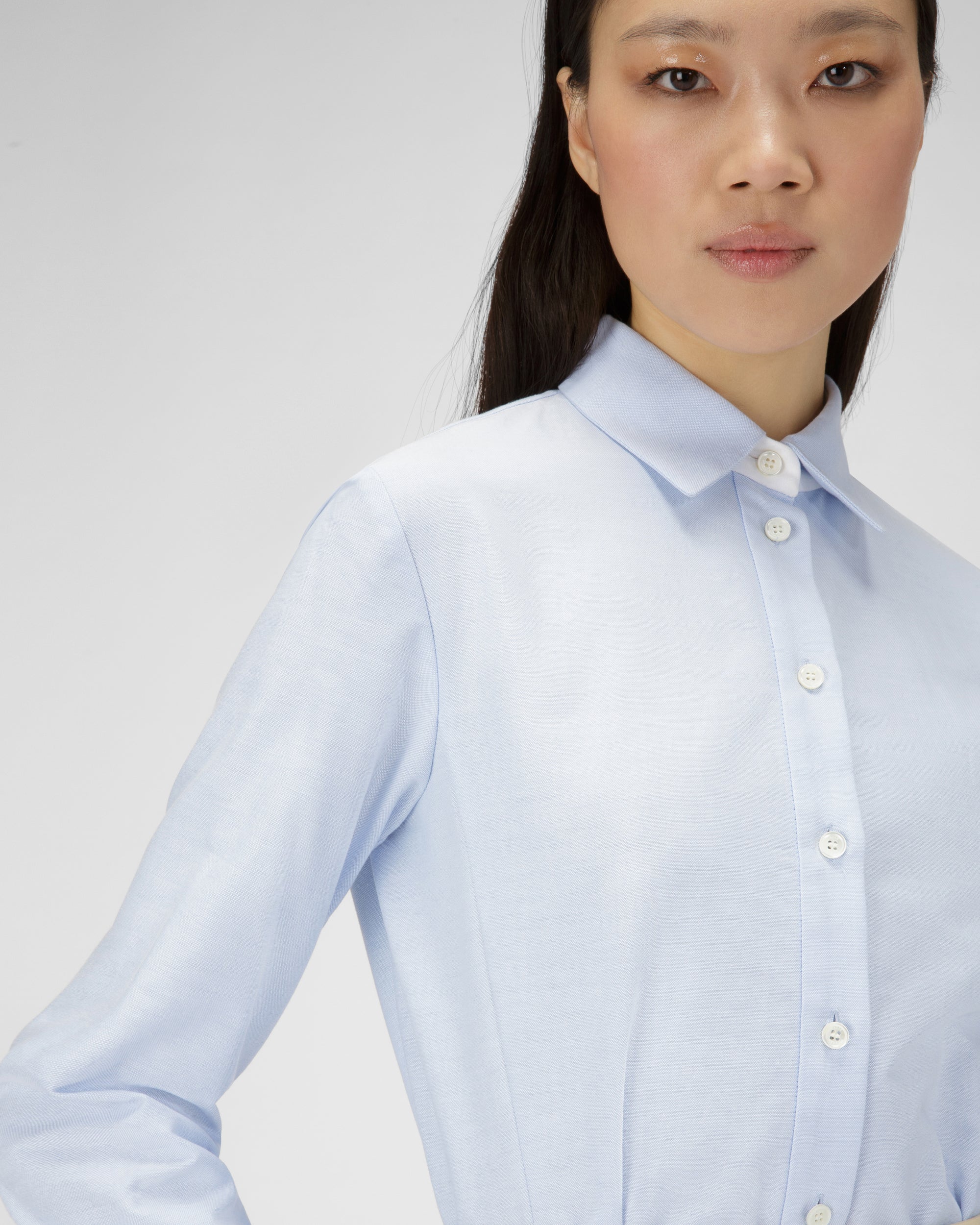 Cotton Dress In Light Blue - Women's - Bally - 02