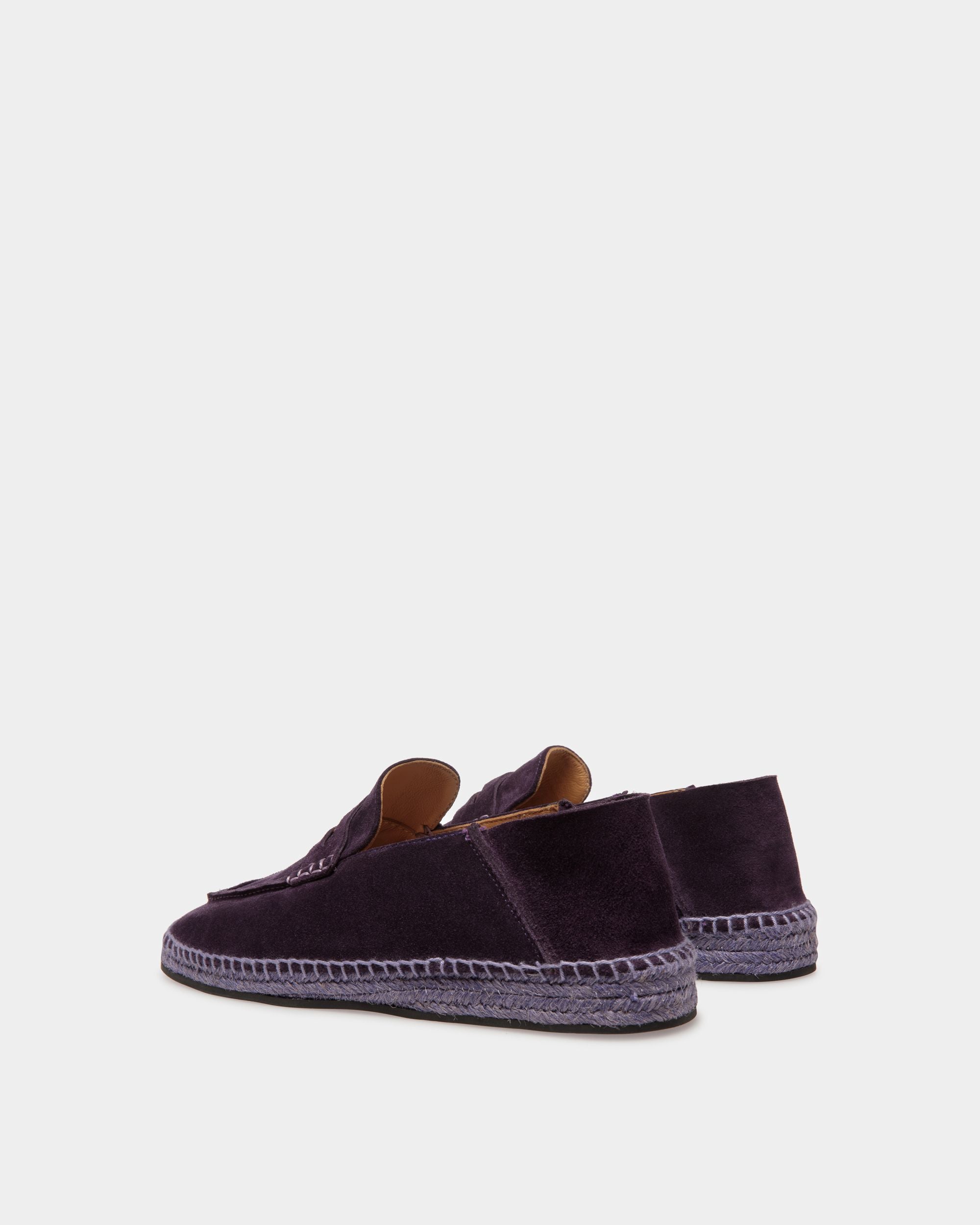 Karakas Espadrilles In Orchid Leather - Women's - Bally - 04