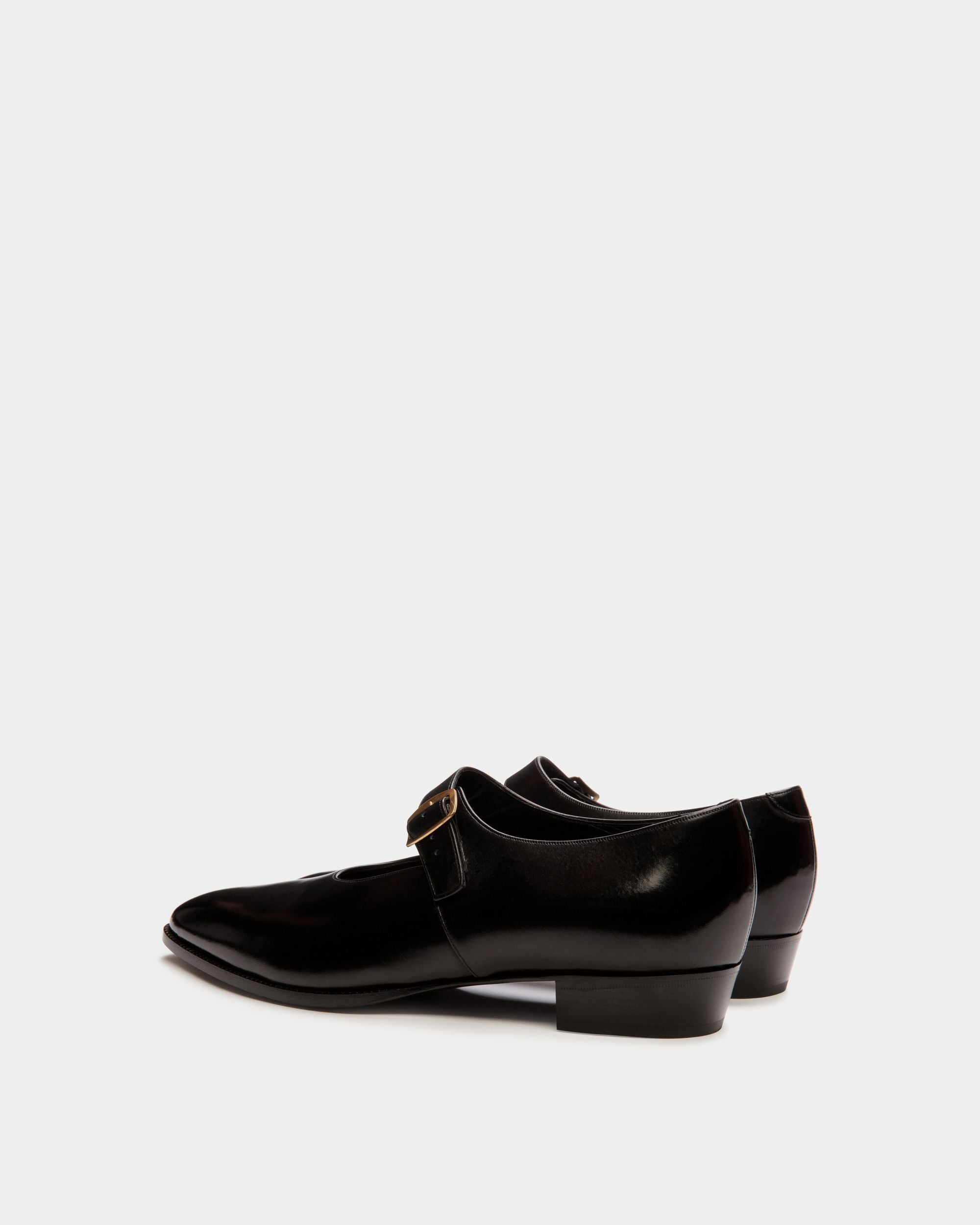 Glendale Mary-Jane in Black Leather - Women's - Bally - 04