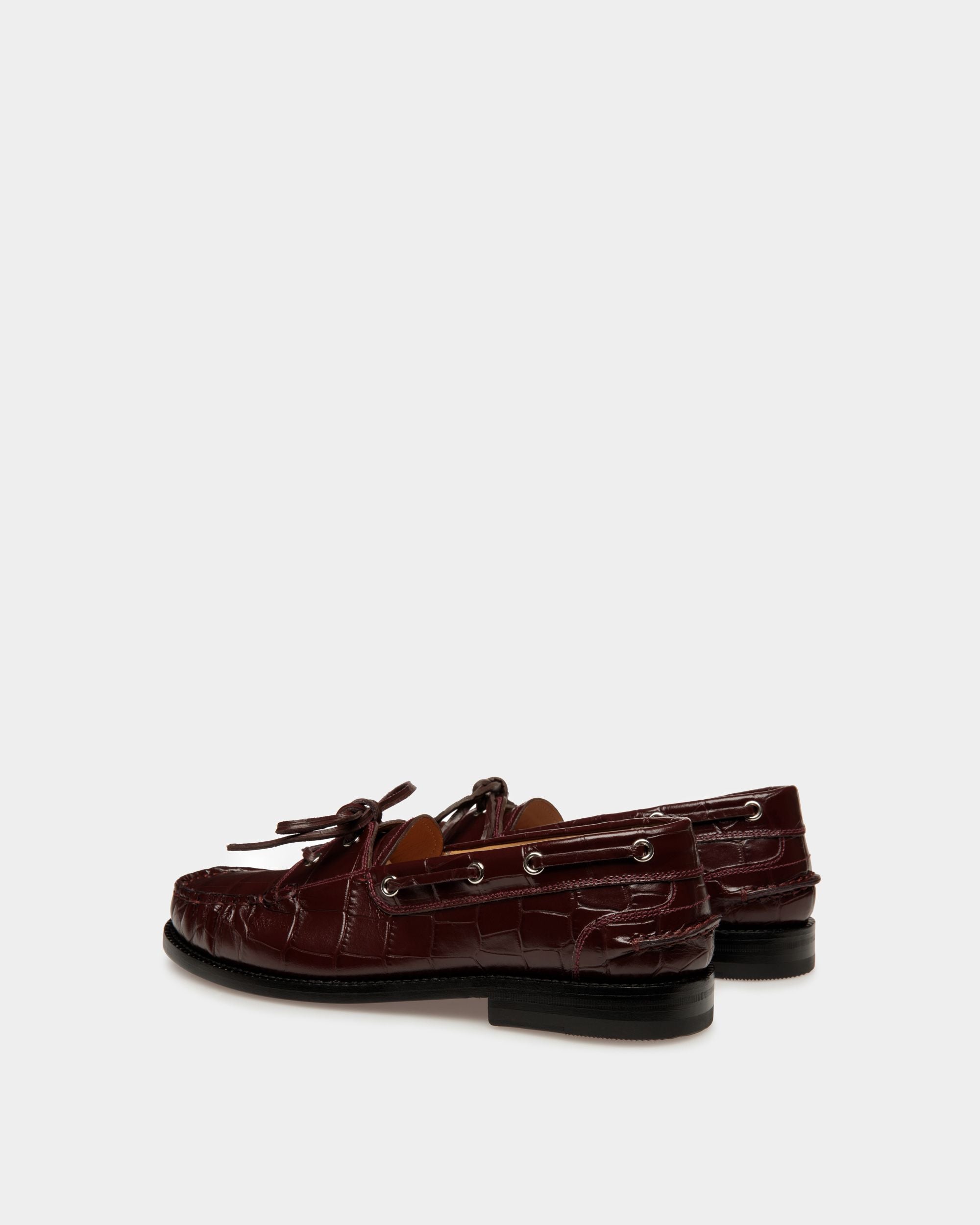 Rome Moccasins In Chablis Leather - Women's - Bally - 03