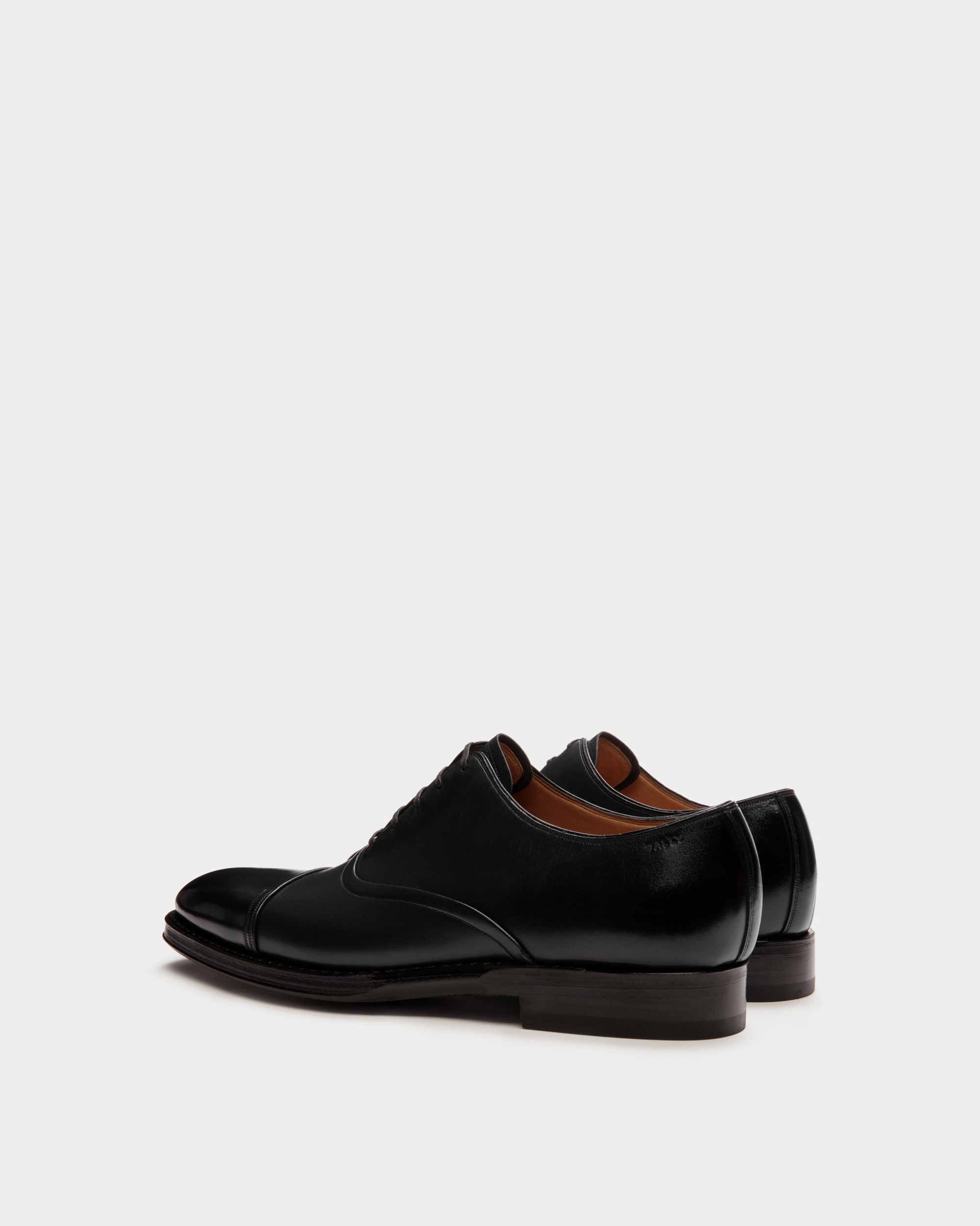 Scribe Un Oxford in Black Leather - Women's - Bally - 04
