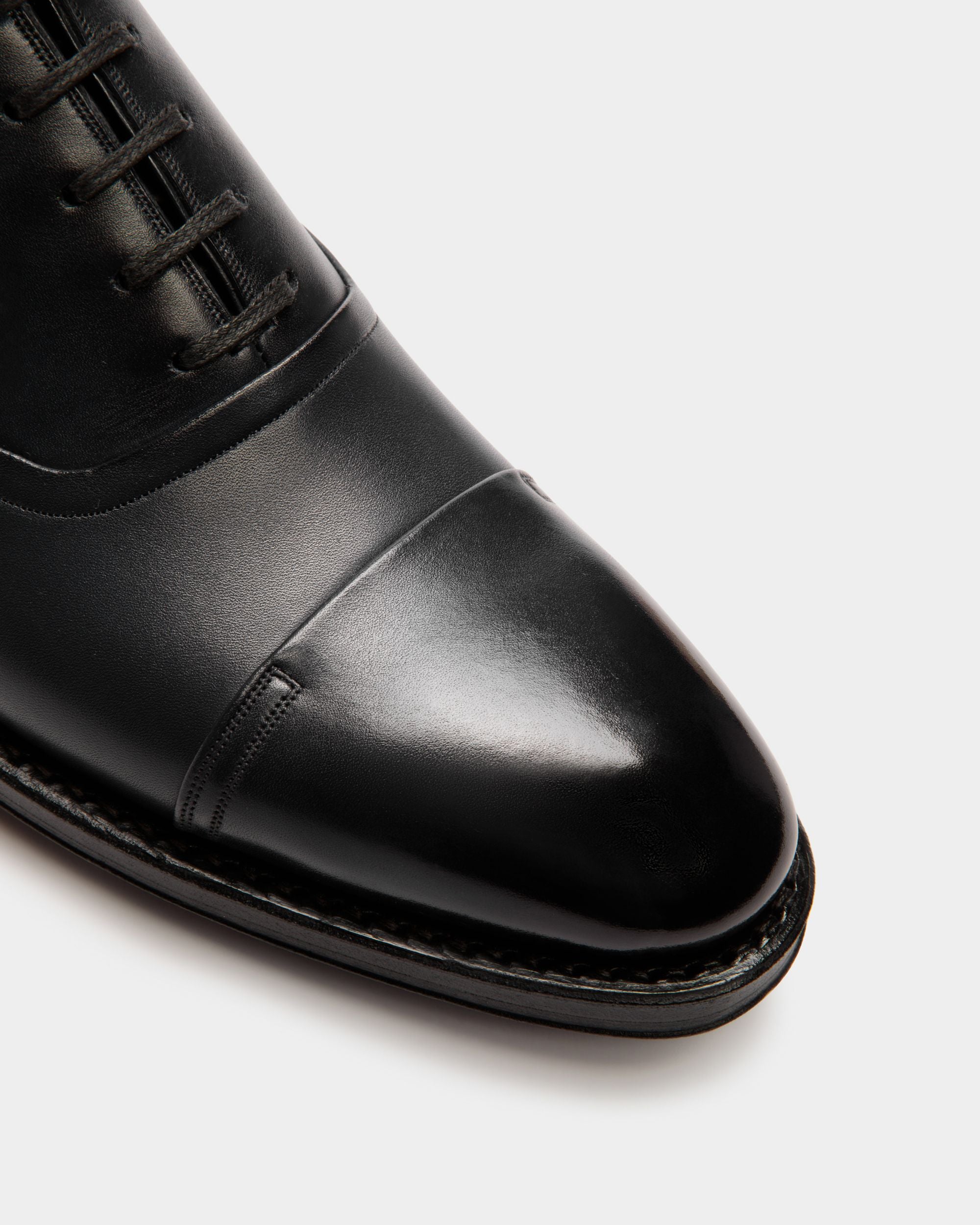 Scribe Un Oxford in Black Leather - Women's - Bally - 05