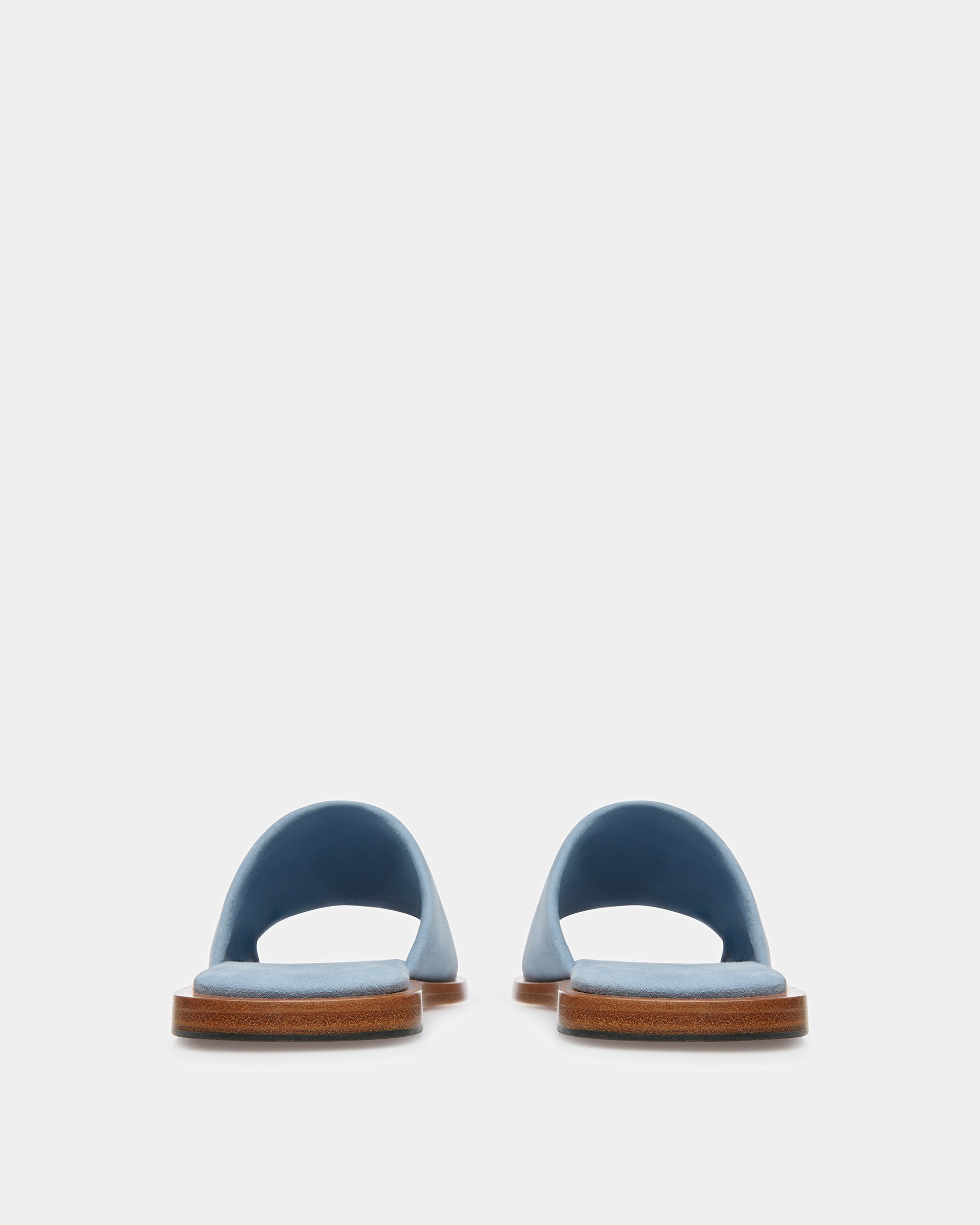 Sabian Leather Sandals In Light Blue - Women's - Bally - 04